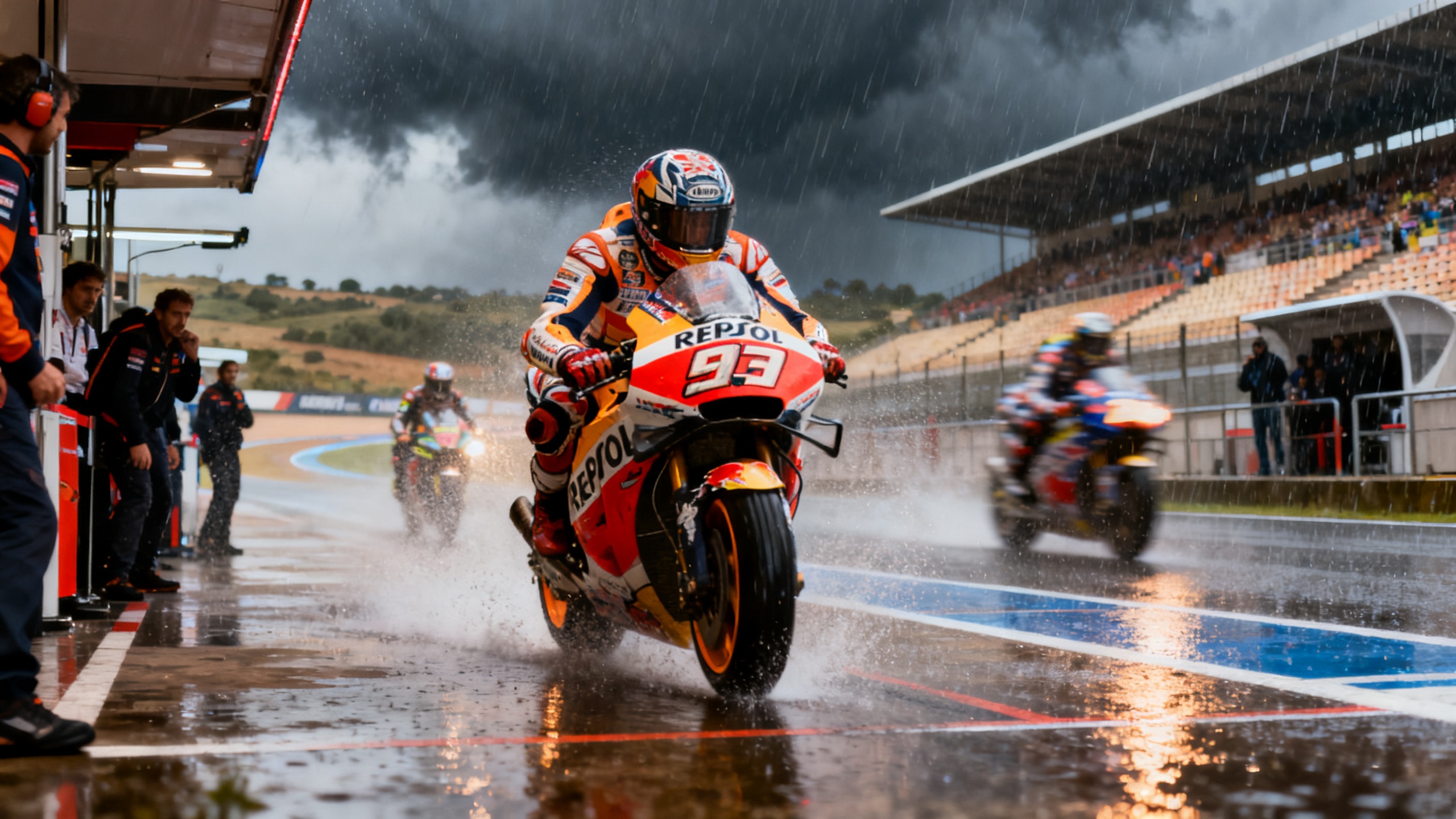 Éxito inesperado en el Sprint de Jerez tras errores de rivales y cambios de clima Español.News