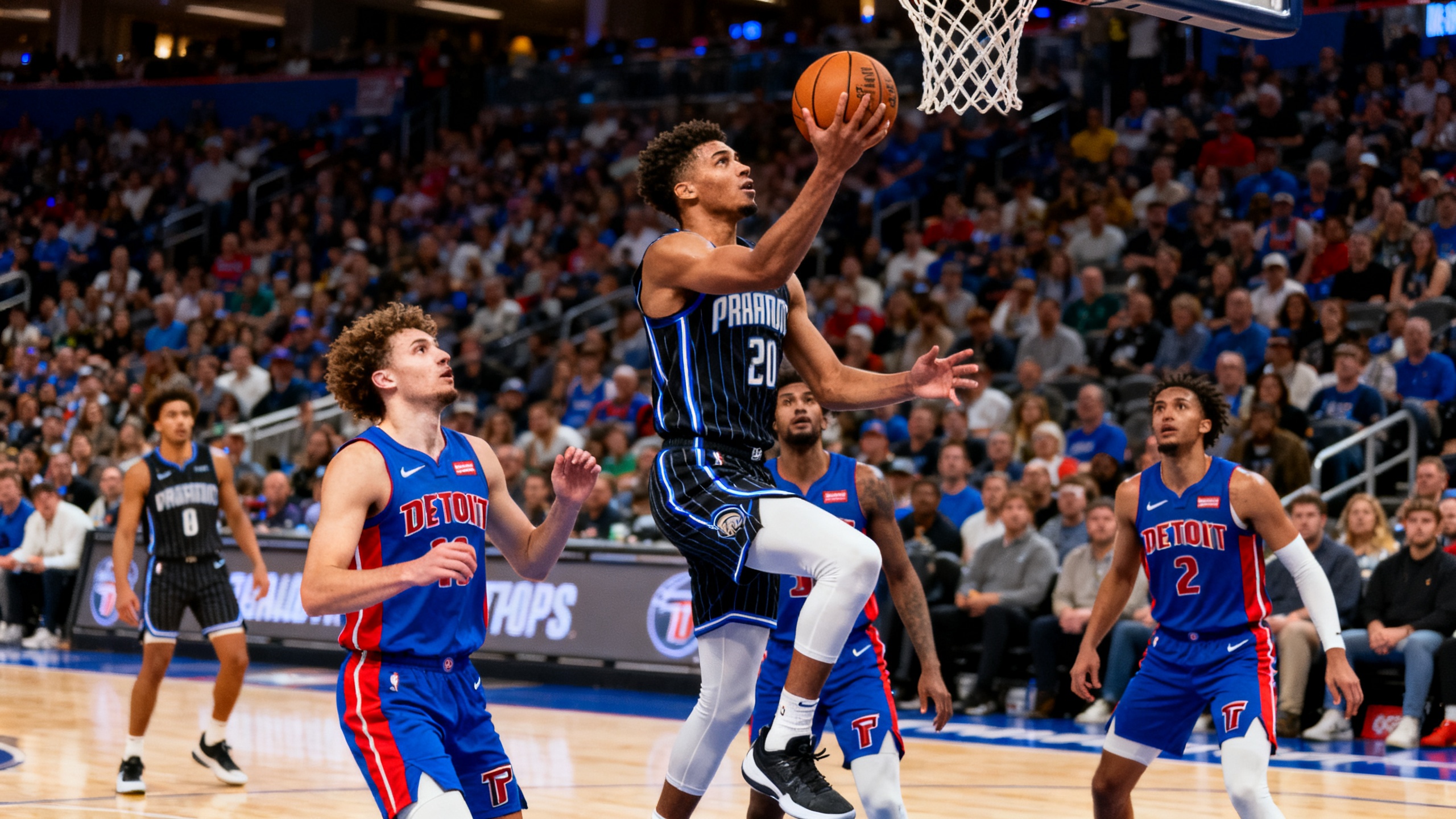 En Detroit, Magic y Pistons iniciaron el partido con una lucha intensa y una rápida ventaja para los locales Español.News