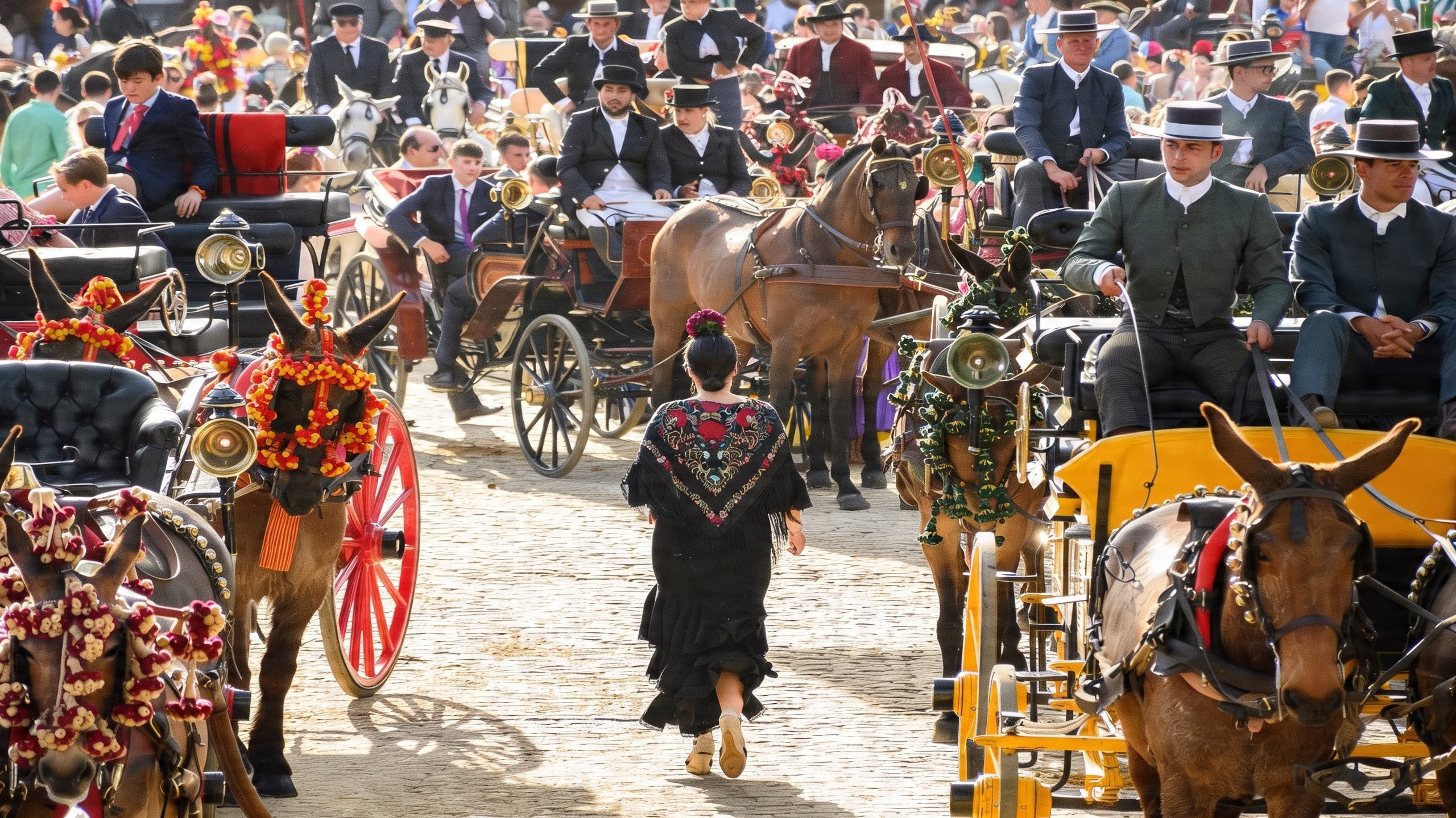 En Sevilla restringen la circulación de caballos y modifican el plan de evacuación en la Feria de Abril Español.News