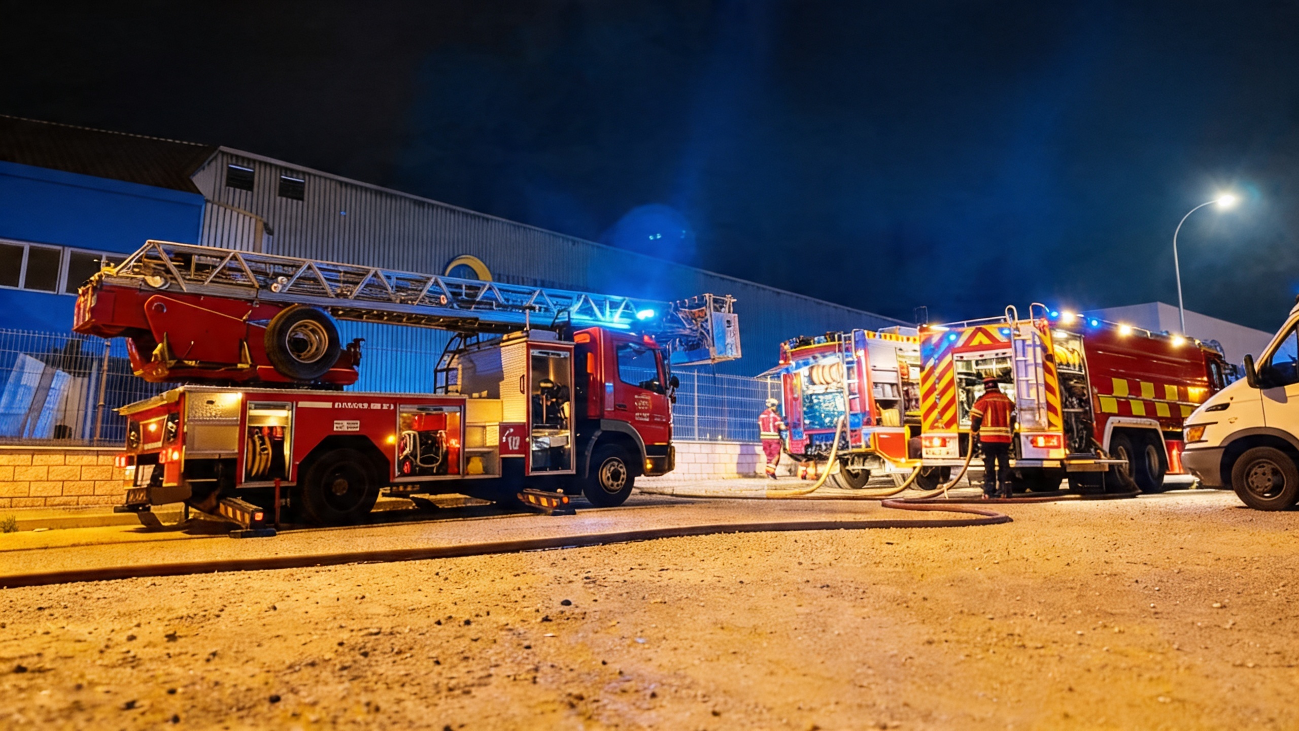 Incendio en una fábrica de Campo Real genera alarma en la zona Español.News