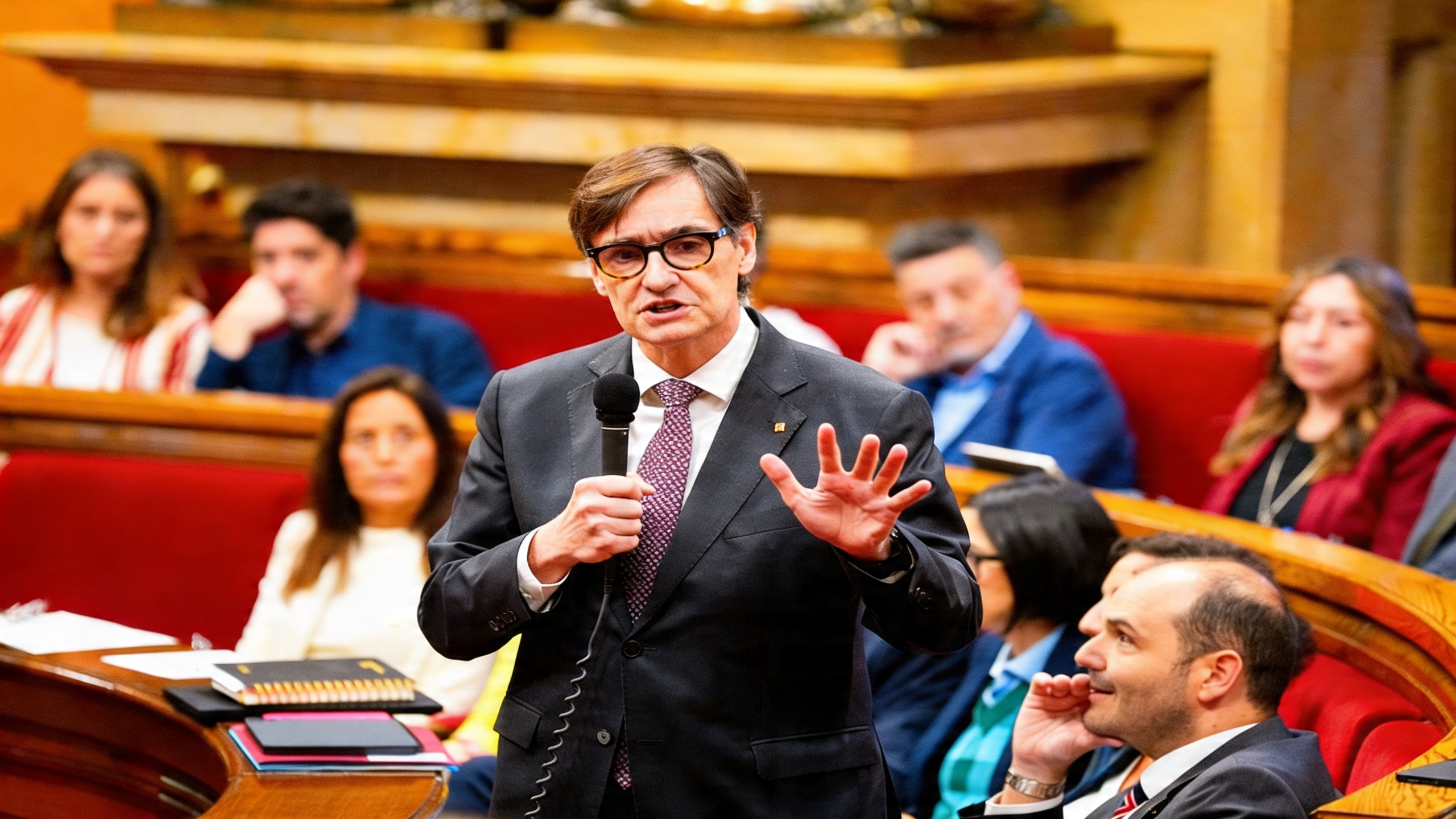 Respuesta de Illa ante las acusaciones de respaldar a radicales en Ripoll Español.News