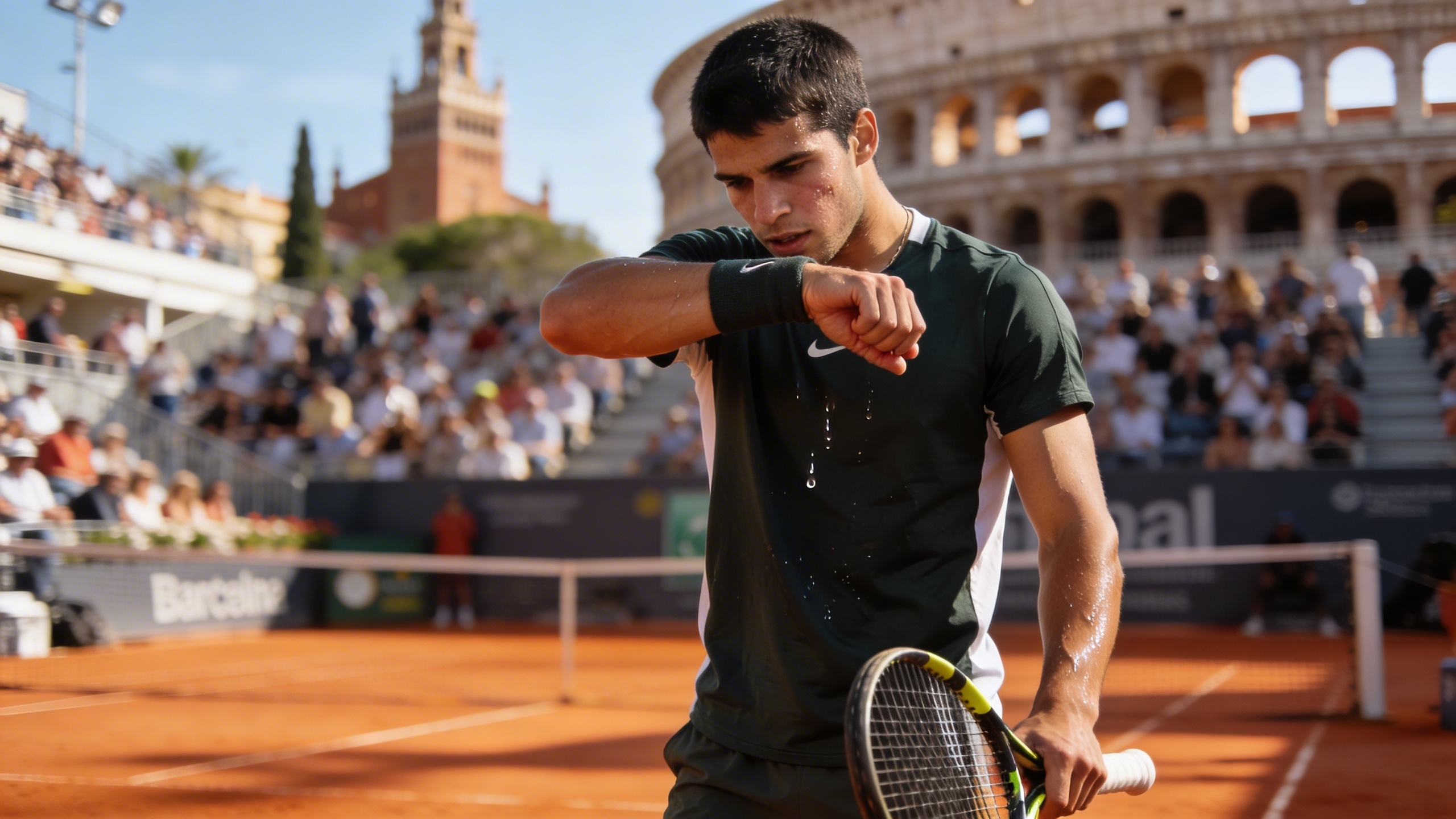 Alcaraz sufre molestias físicas en su debut en Barcelona Español.News