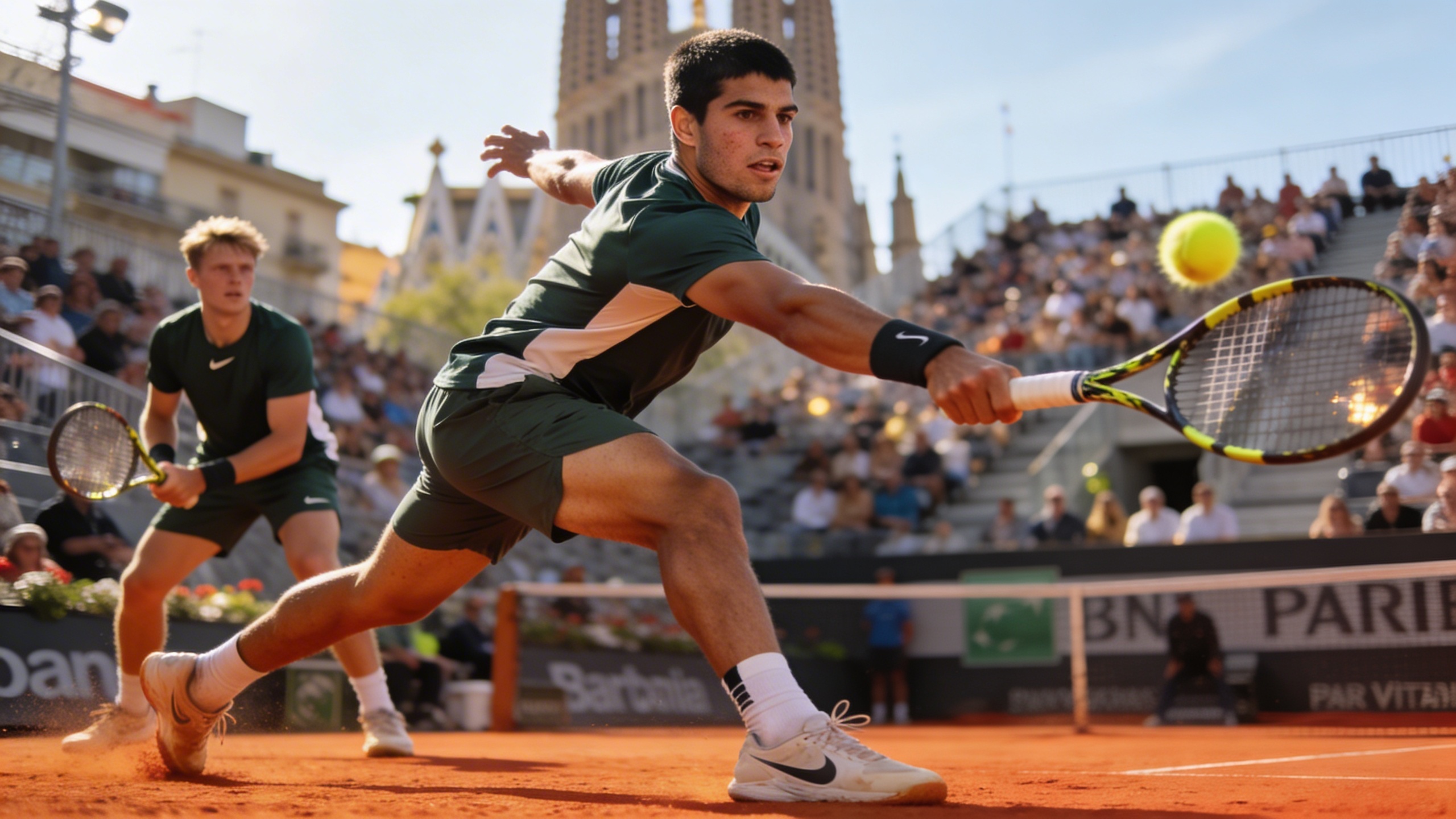 Inicio del torneo en Barcelona Alcaraz se enfrenta a Virtanen Español.News