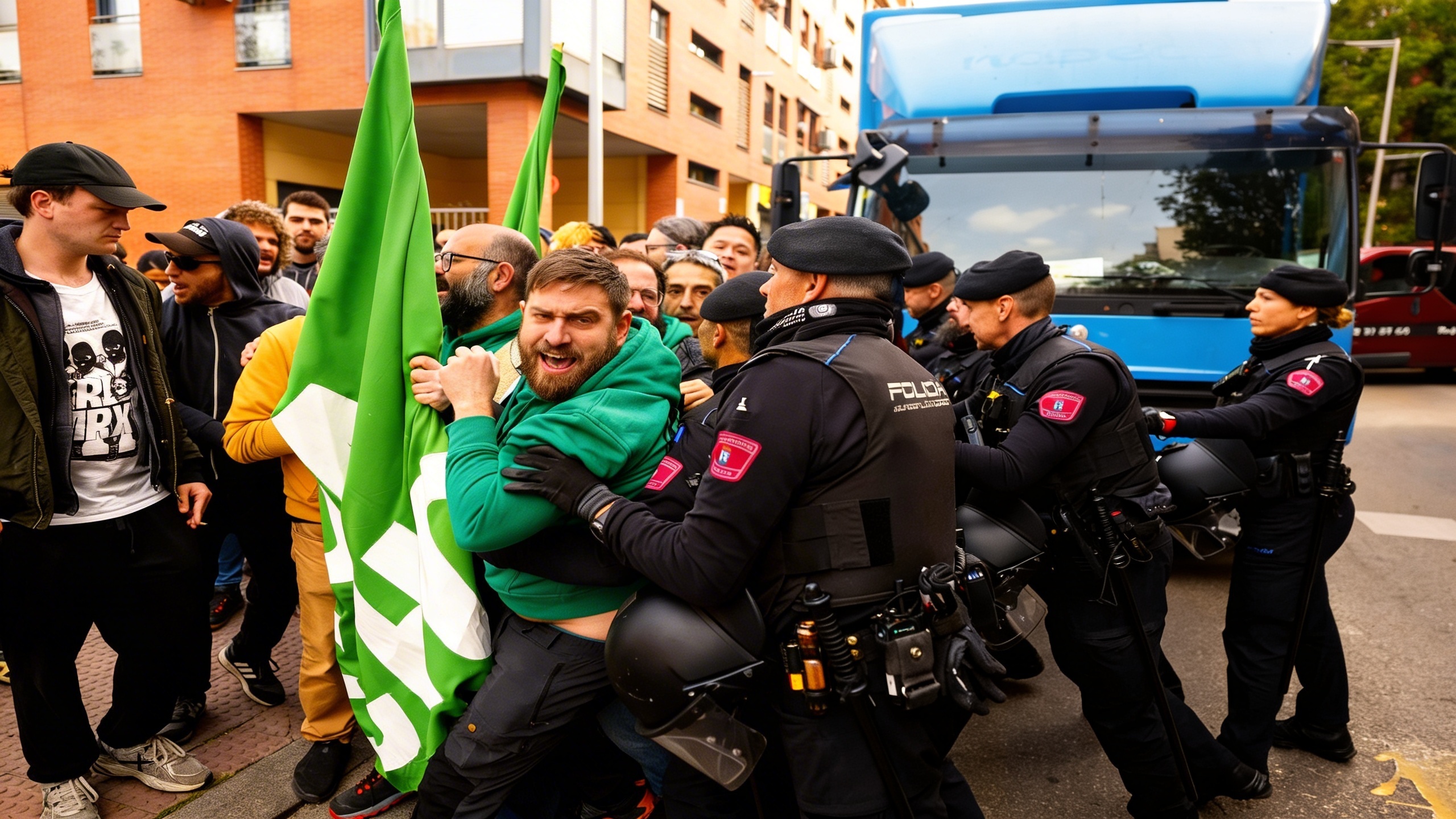 Autoridades inspeccionan viviendas en Puente de Vallecas tras desalojo Español.News