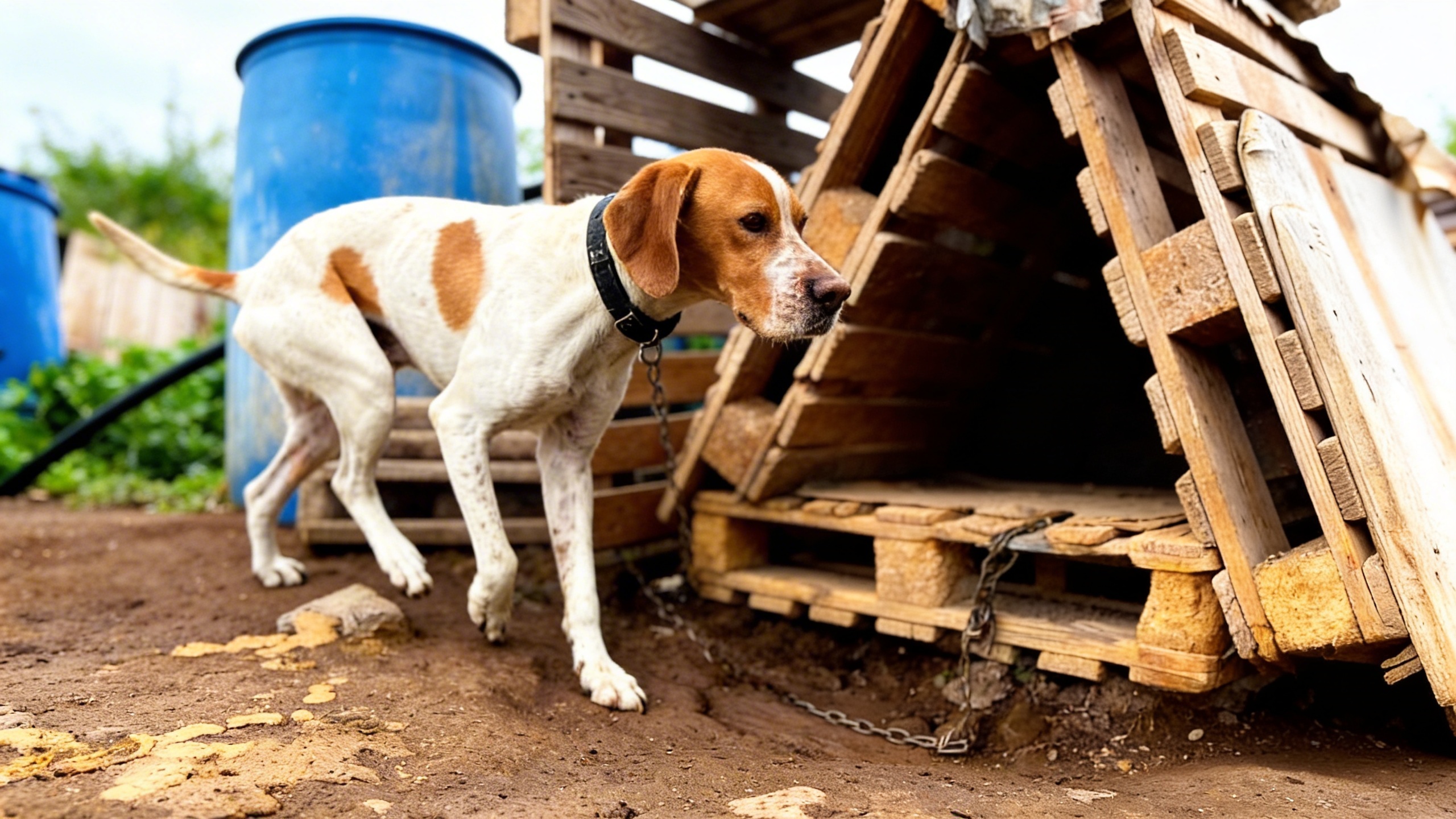 Perros encadenados y condiciones insalubres en Gran Canaria Español.News