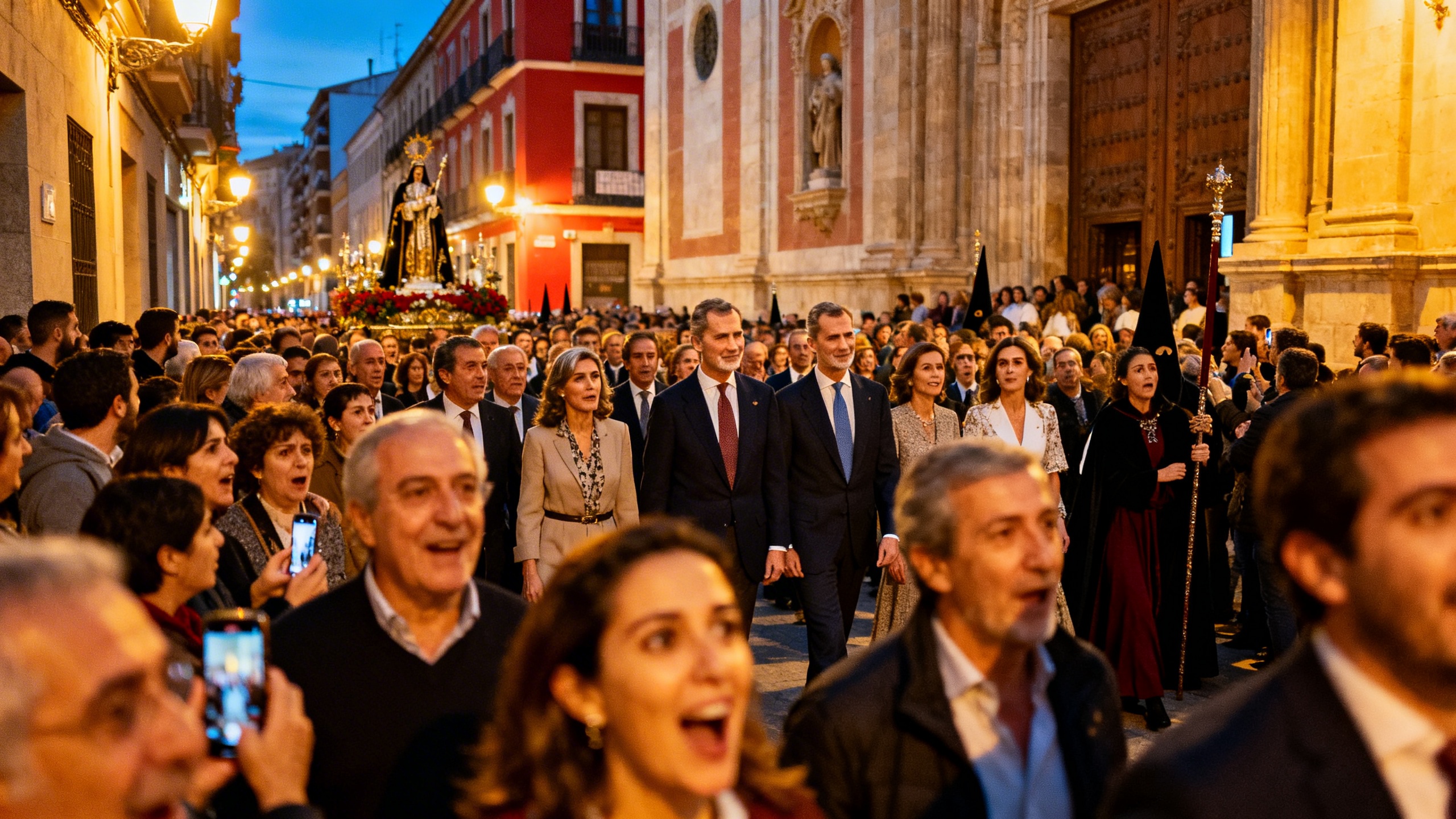 La familia real sorprendió con su aparición en Pascua en Madrid Español.News