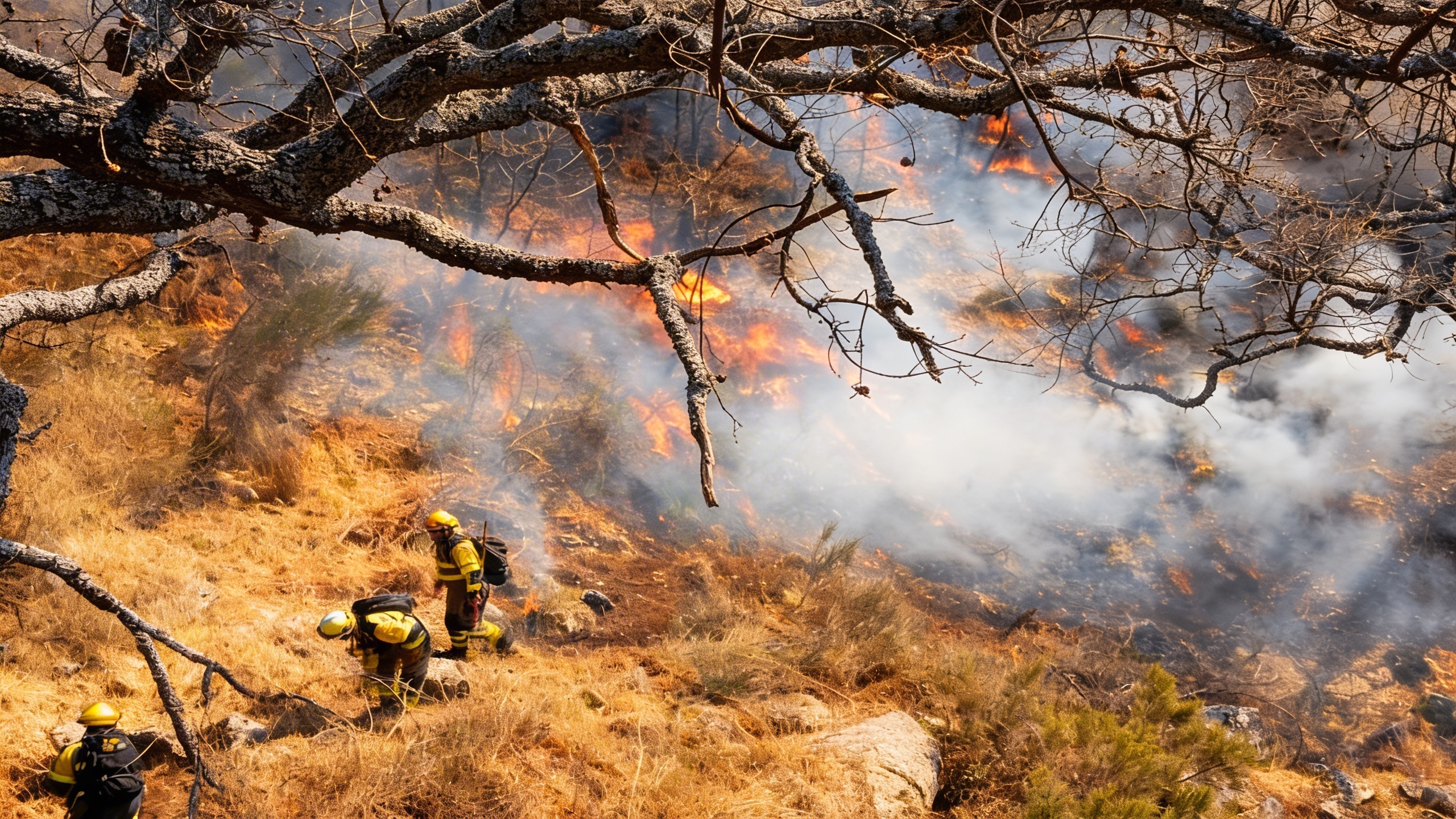 Un incendio en Cáceres amenaza zonas naturales y pastizales Español.News