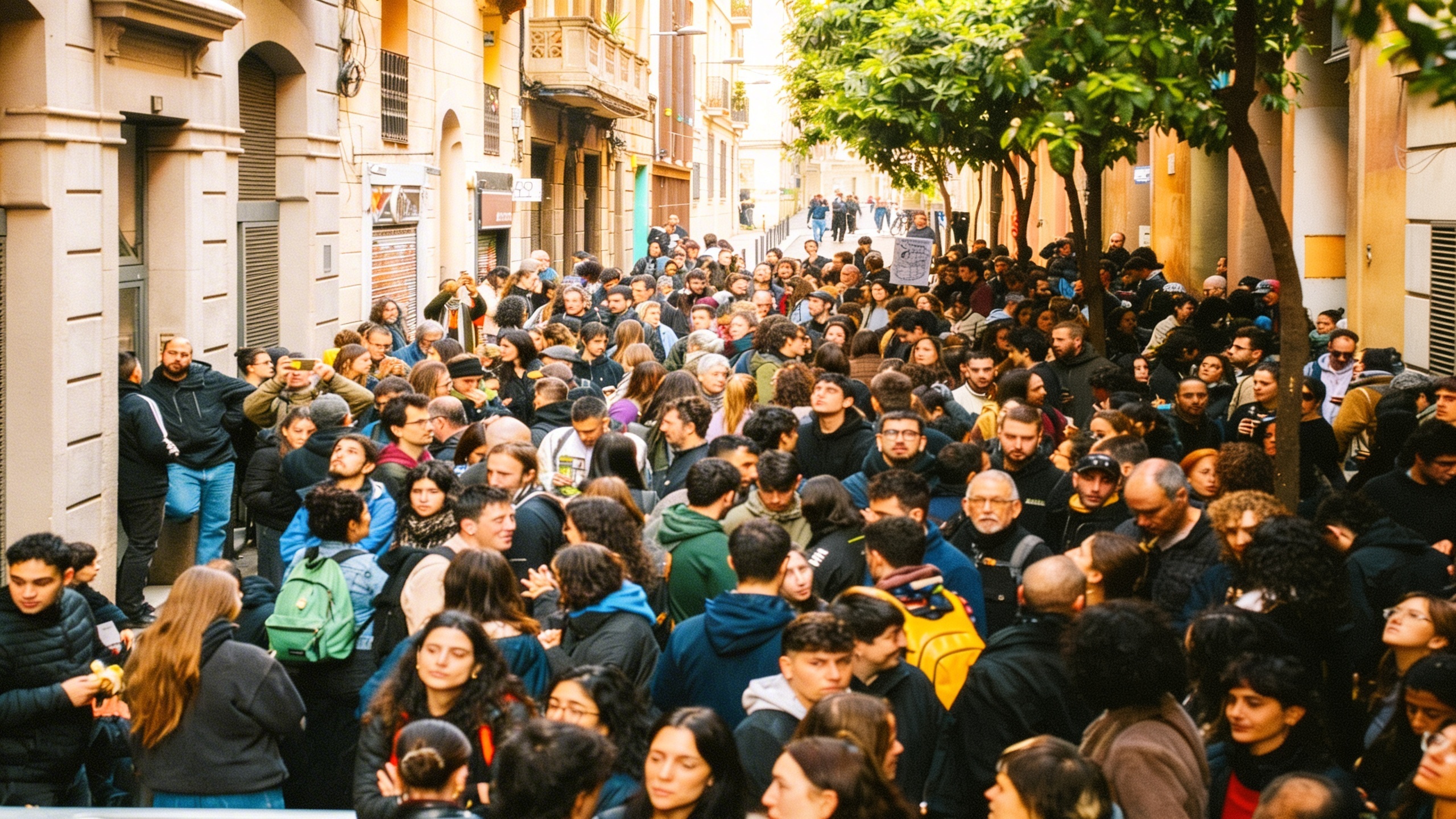 Las autoridades exigen frenar el desahucio de un inquilino en Gràcia Español.News