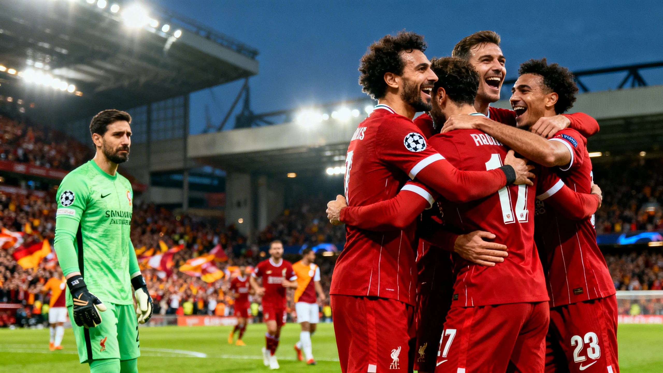Cómo Szoboszlai y Salah cambiaron el rumbo del partido de la Champions Español.News