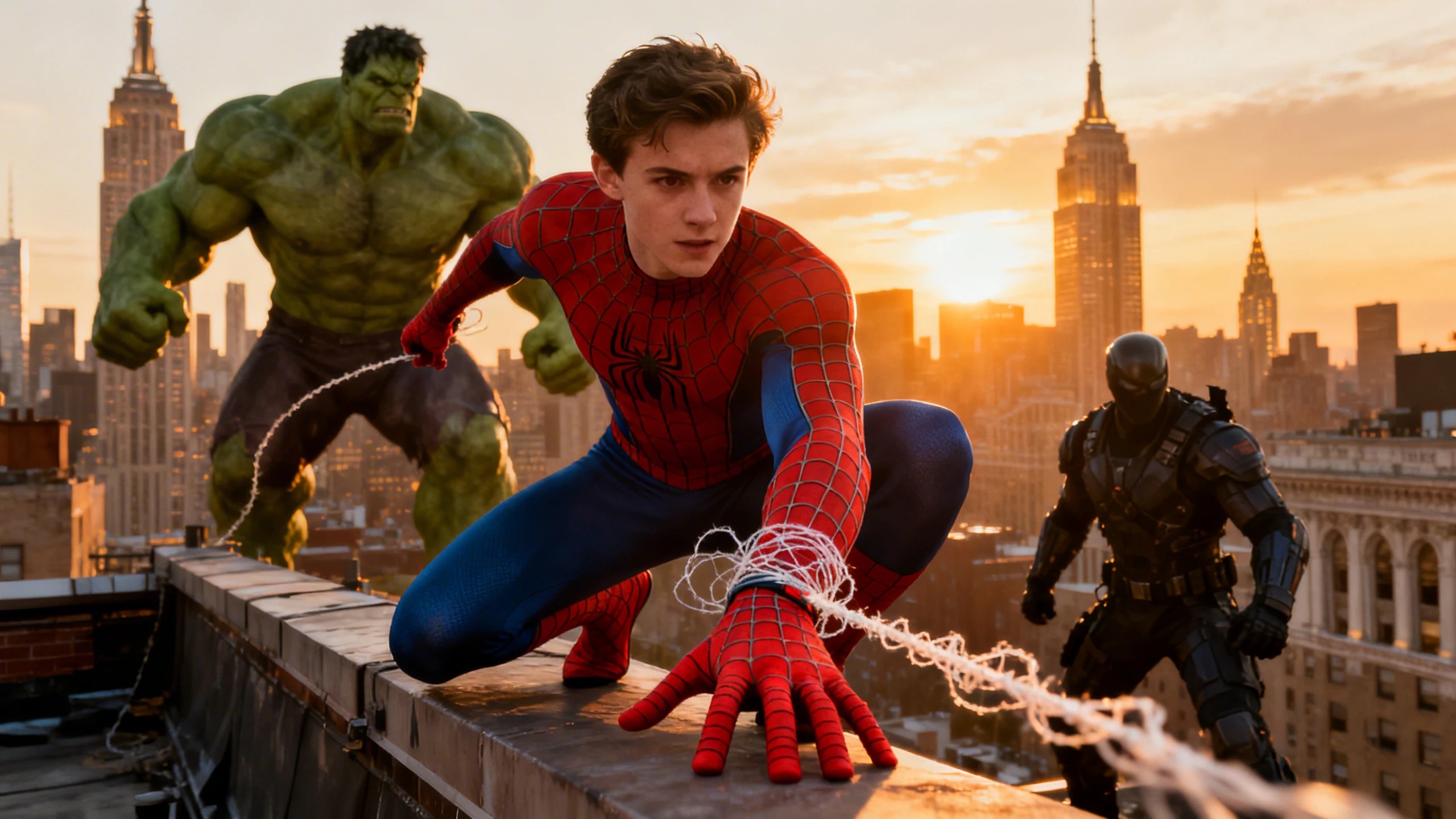 Por primera vez en el cine telaraña orgánica y héroes inesperados Español.News