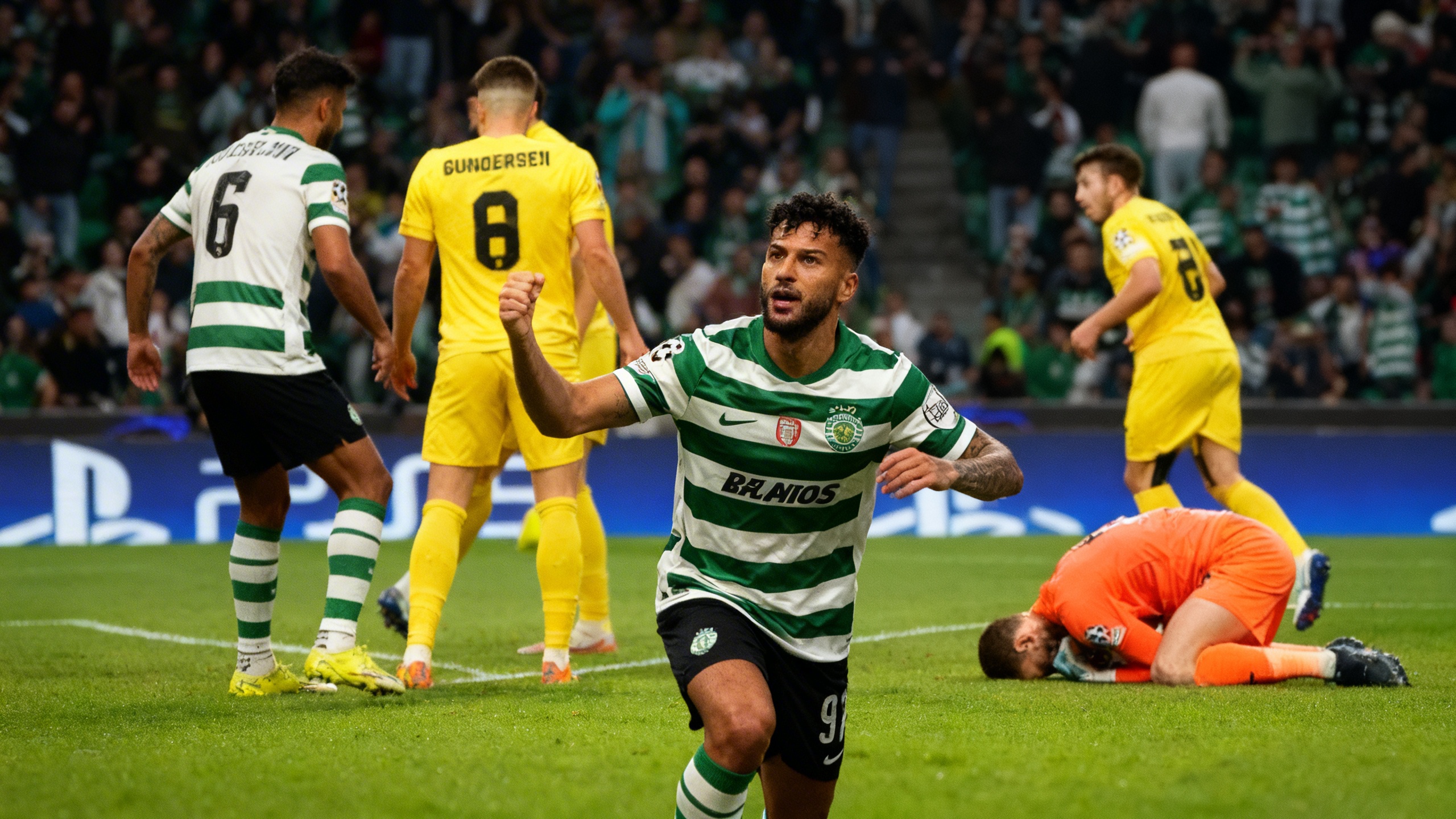 Sorpresa en Lisboa Sporting no logra superar la defensa visitante Español.News