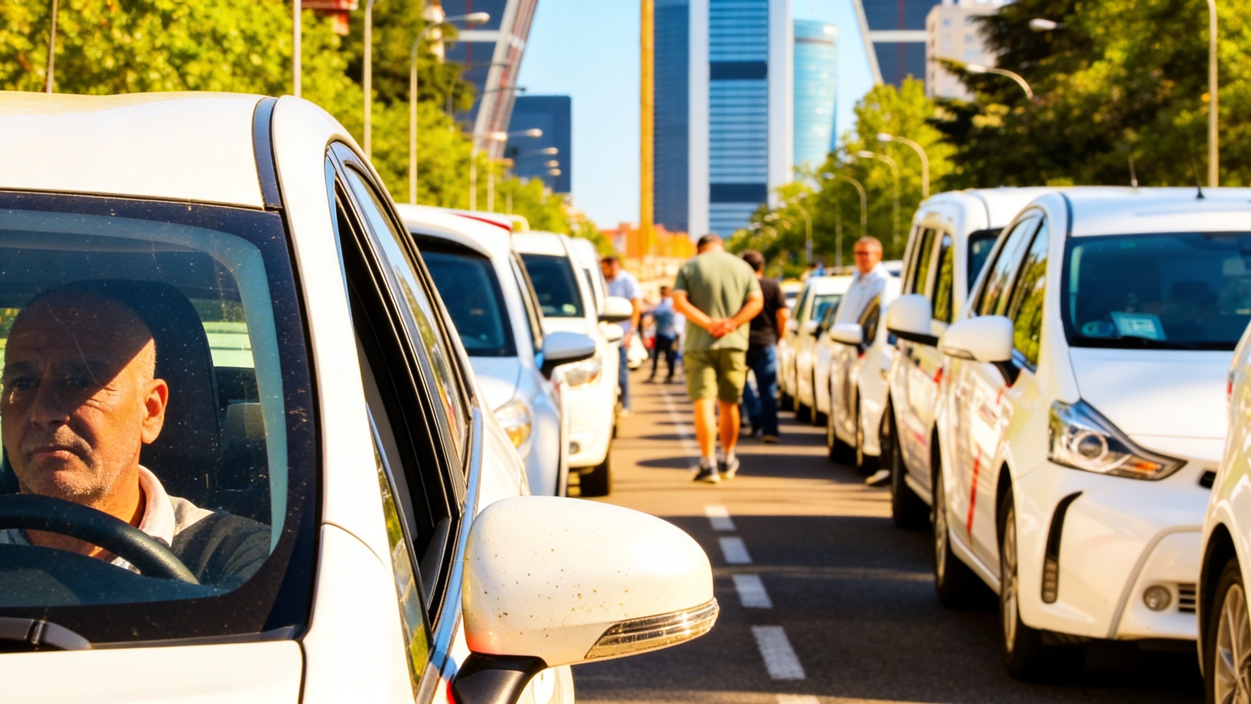 Un hombre armado secuestró un taxi en Madrid y huyó a un pueblo cerca de Burgos Español.News