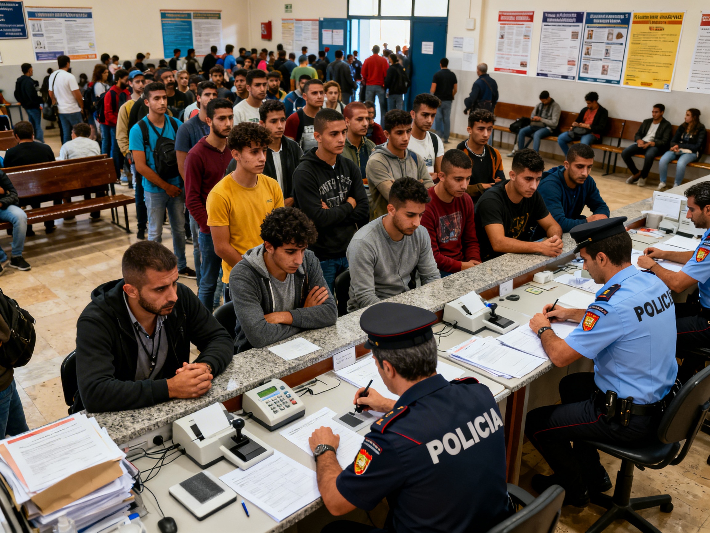 Las autoridades están al límite: falta personal y medios para controlar la llegada masiva de migrantes Español.News
