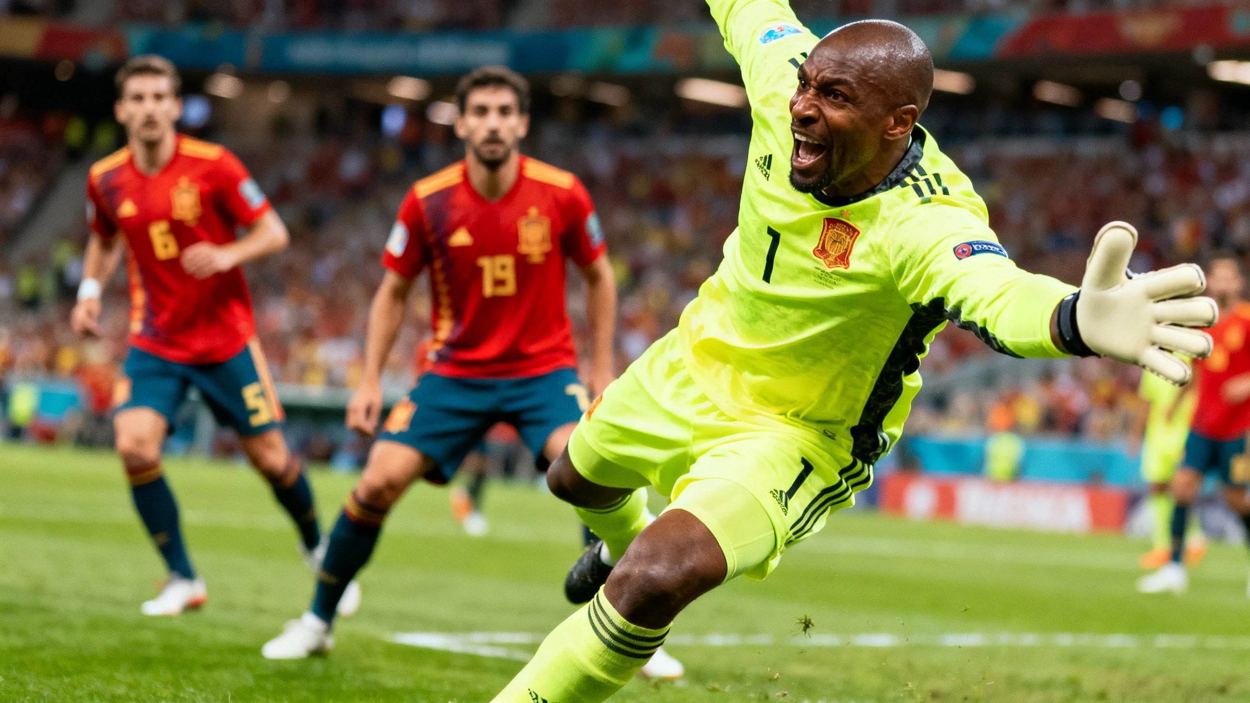 España no pudo marcar al debutante del torneo: así defiende Vozinha Español.News