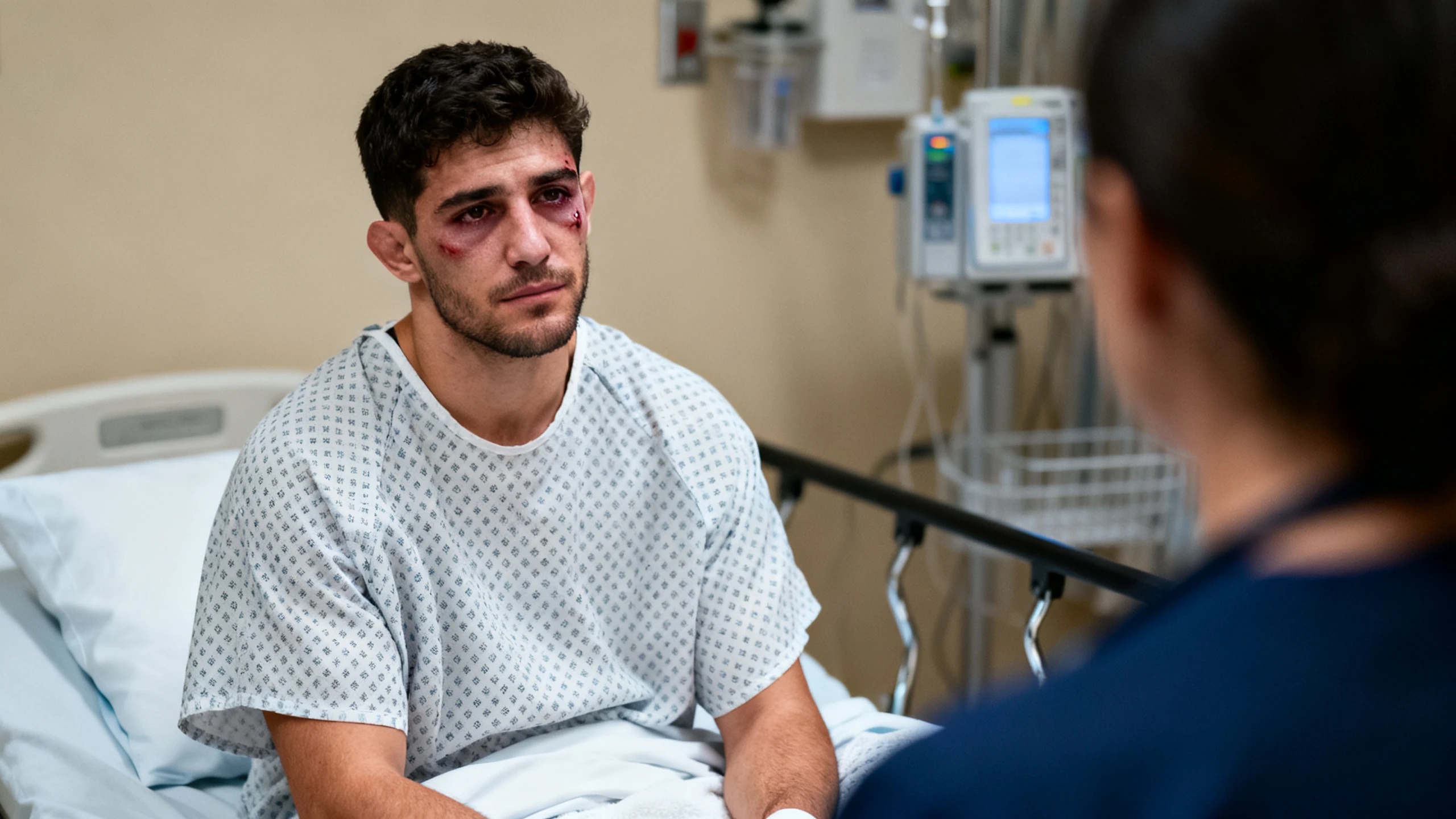 Luchador español sufre fractura orbital durante combate en Washington Español.News