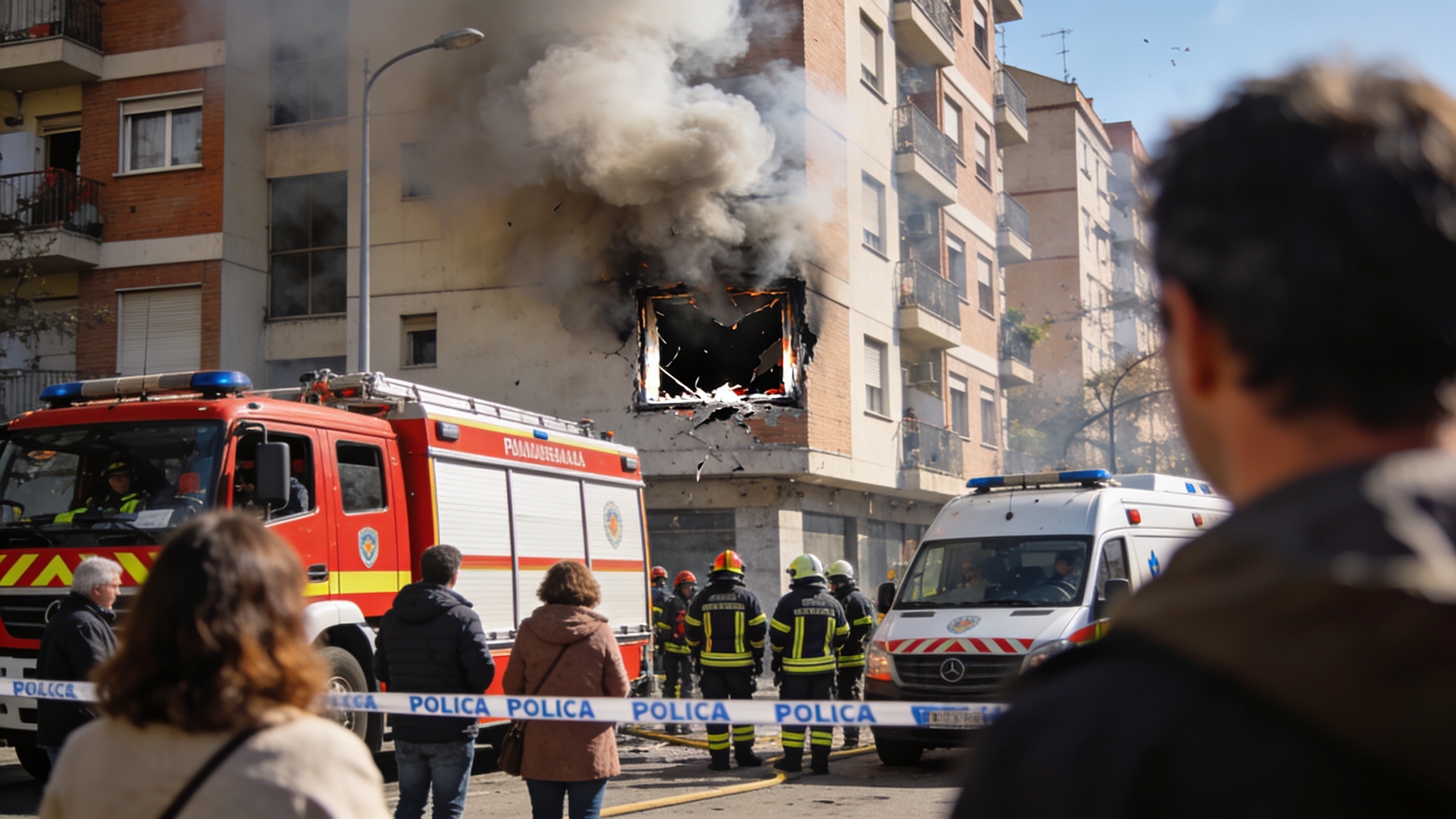En Málaga evacuan a los vecinos y aíslan la zona tras una explosión en el restaurante Mesón Morisco Español.News