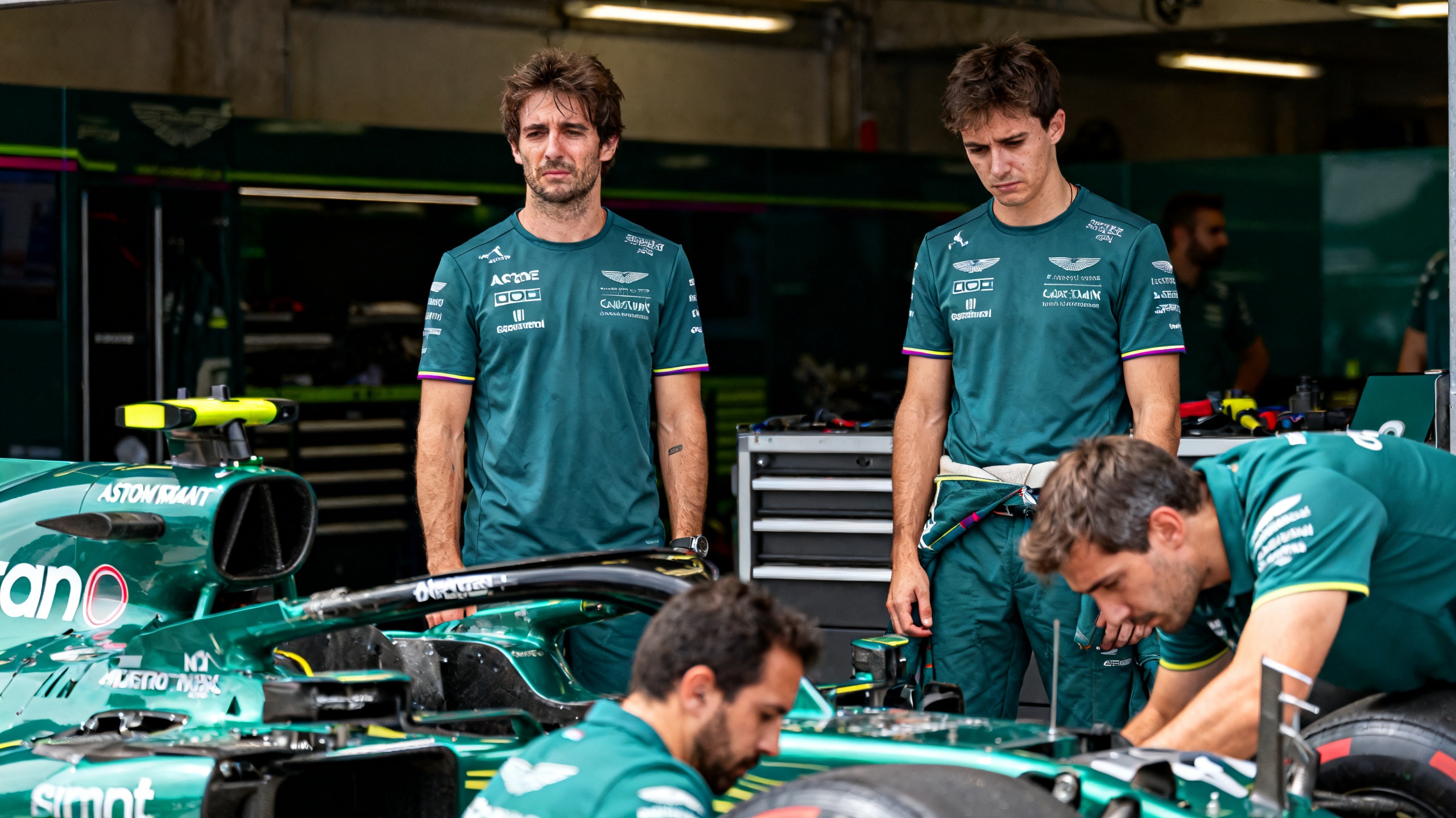 En Barcelona, los pilotos de Aston Martin terminaron al final de la parrilla y no ocultan su decepción Español.News