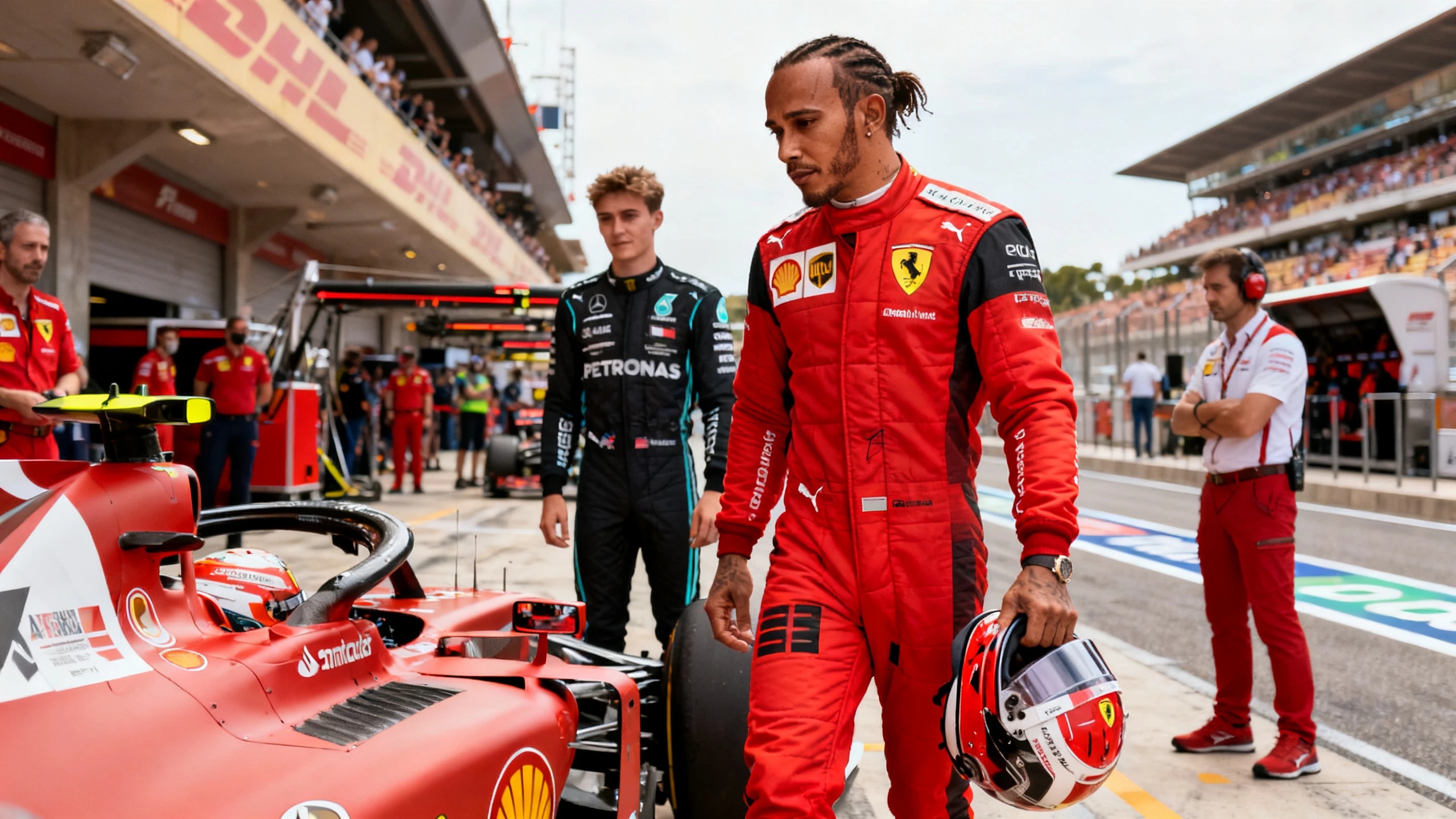 Por qué la rivalidad entre Ferrari y Mercedes en España se intensificó tras las actualizaciones Español.News
