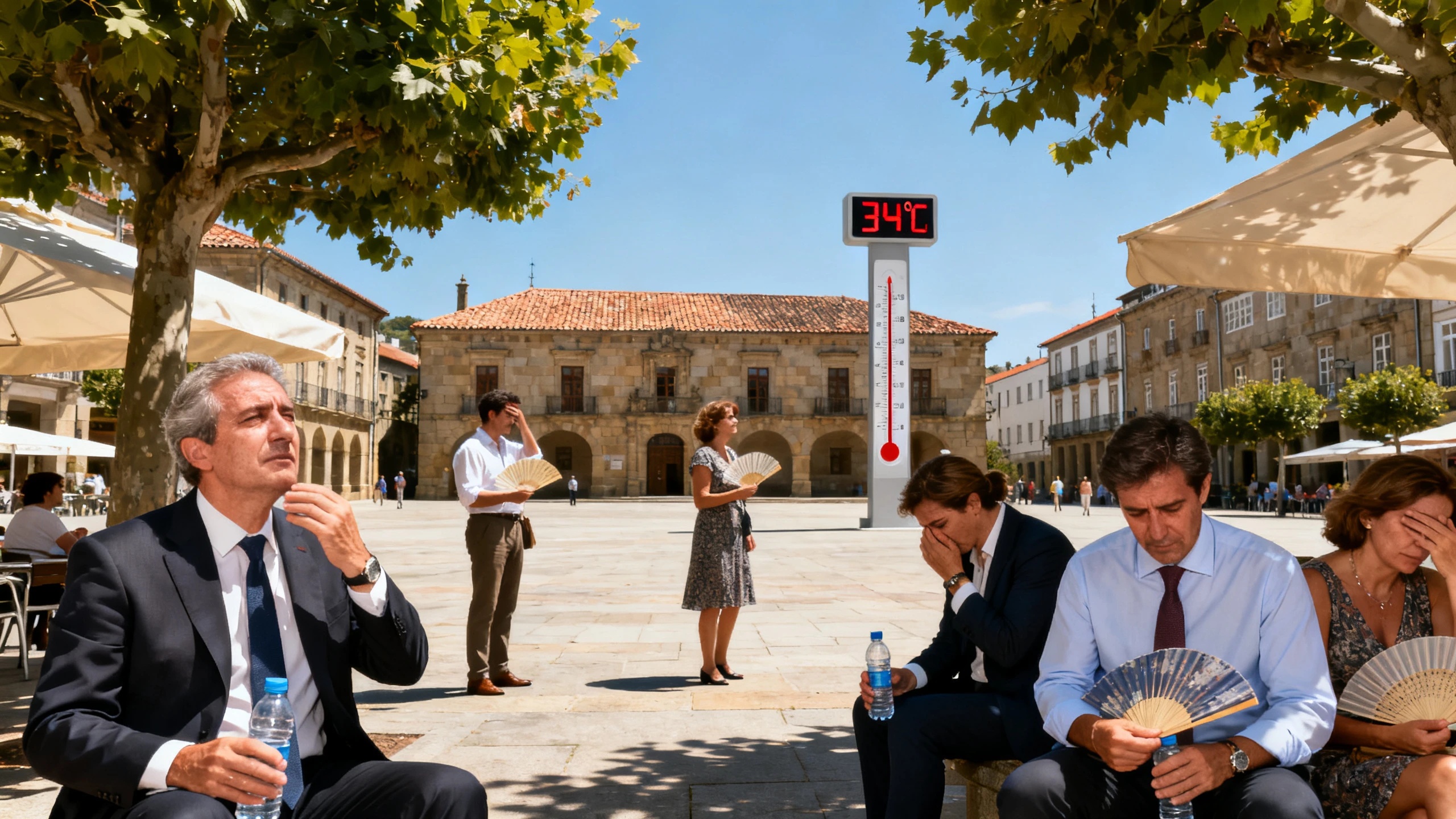 Récords de temperatura y nivel amarillo en Galicia, Cantabria y el valle del Ebro Español.News