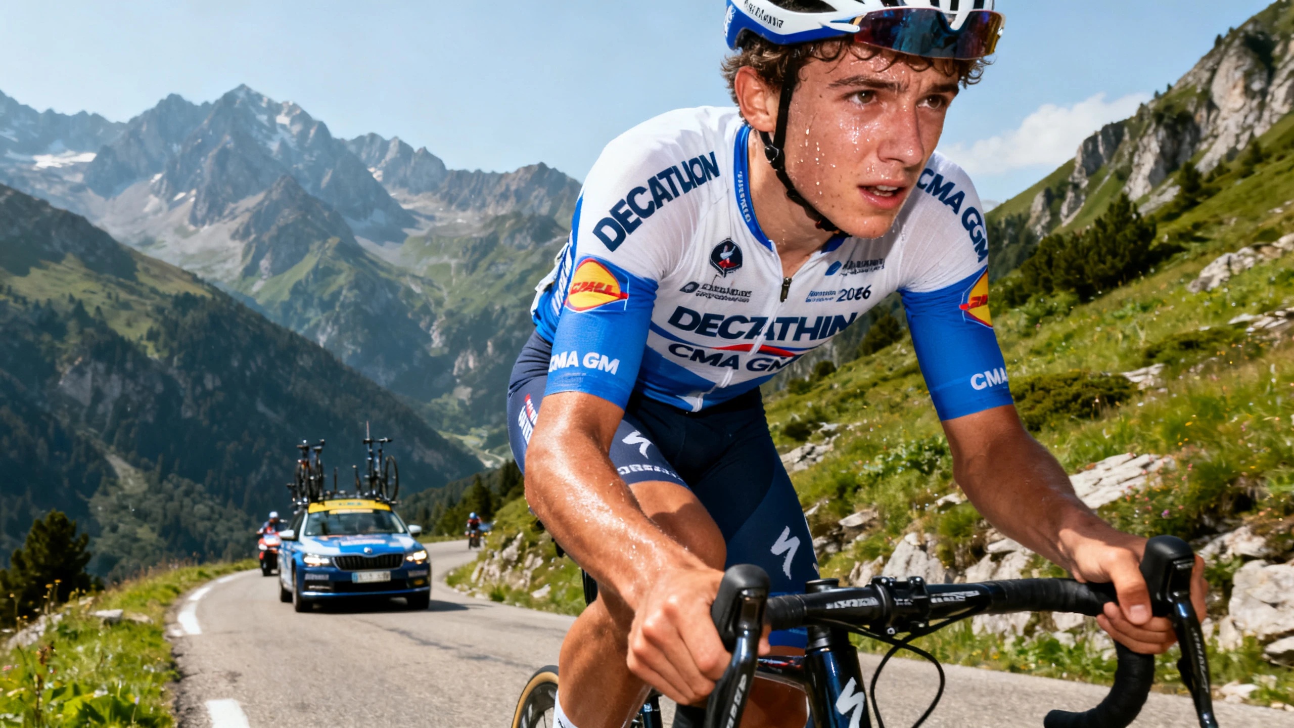 El equipo francés se quedó sin apoyo en un momento clave de la carrera Español.News