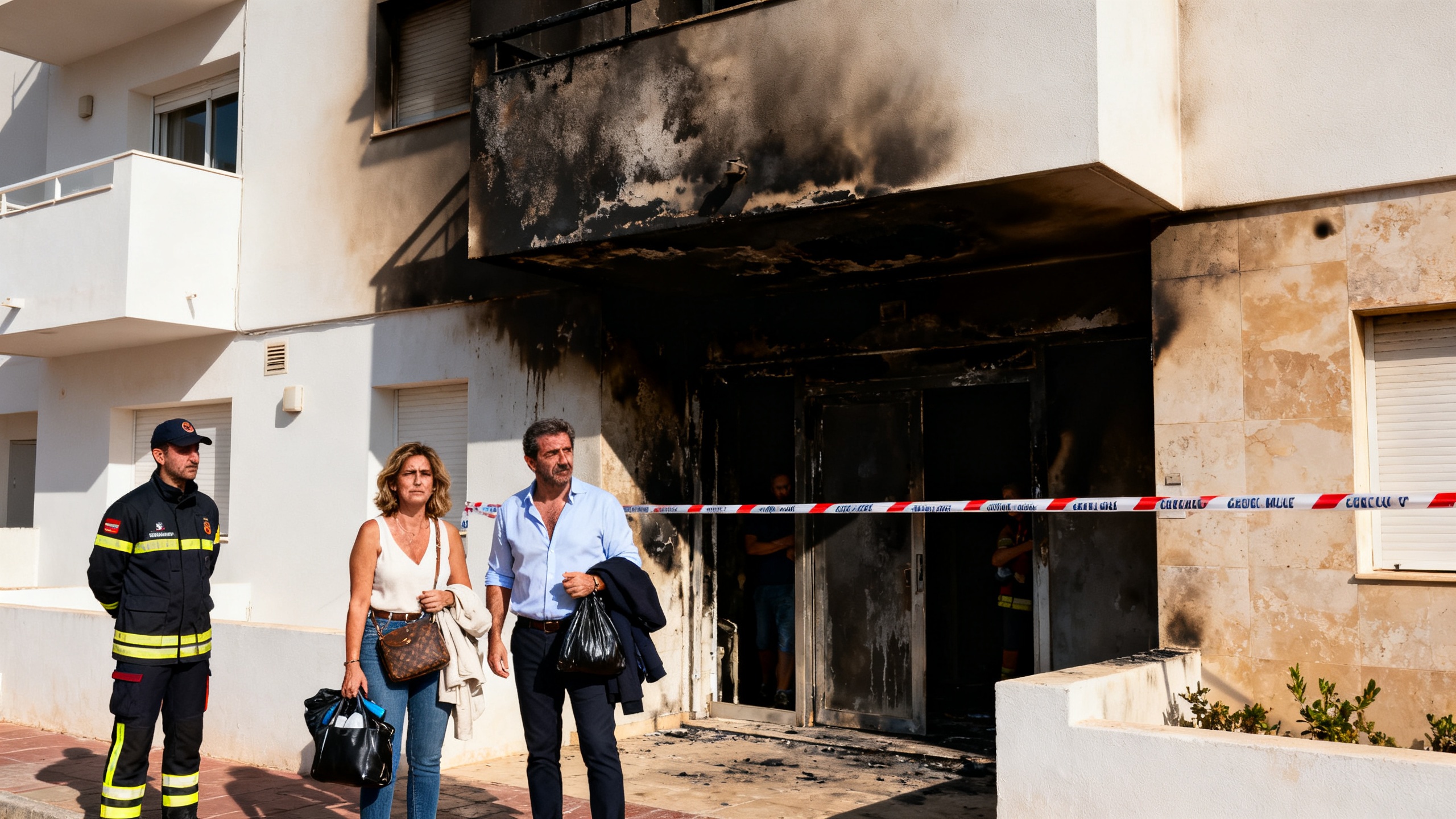 Tras el incendio en Magaluf, los vecinos se quedan sin hogar y esperan una solución de las autoridades Español.News