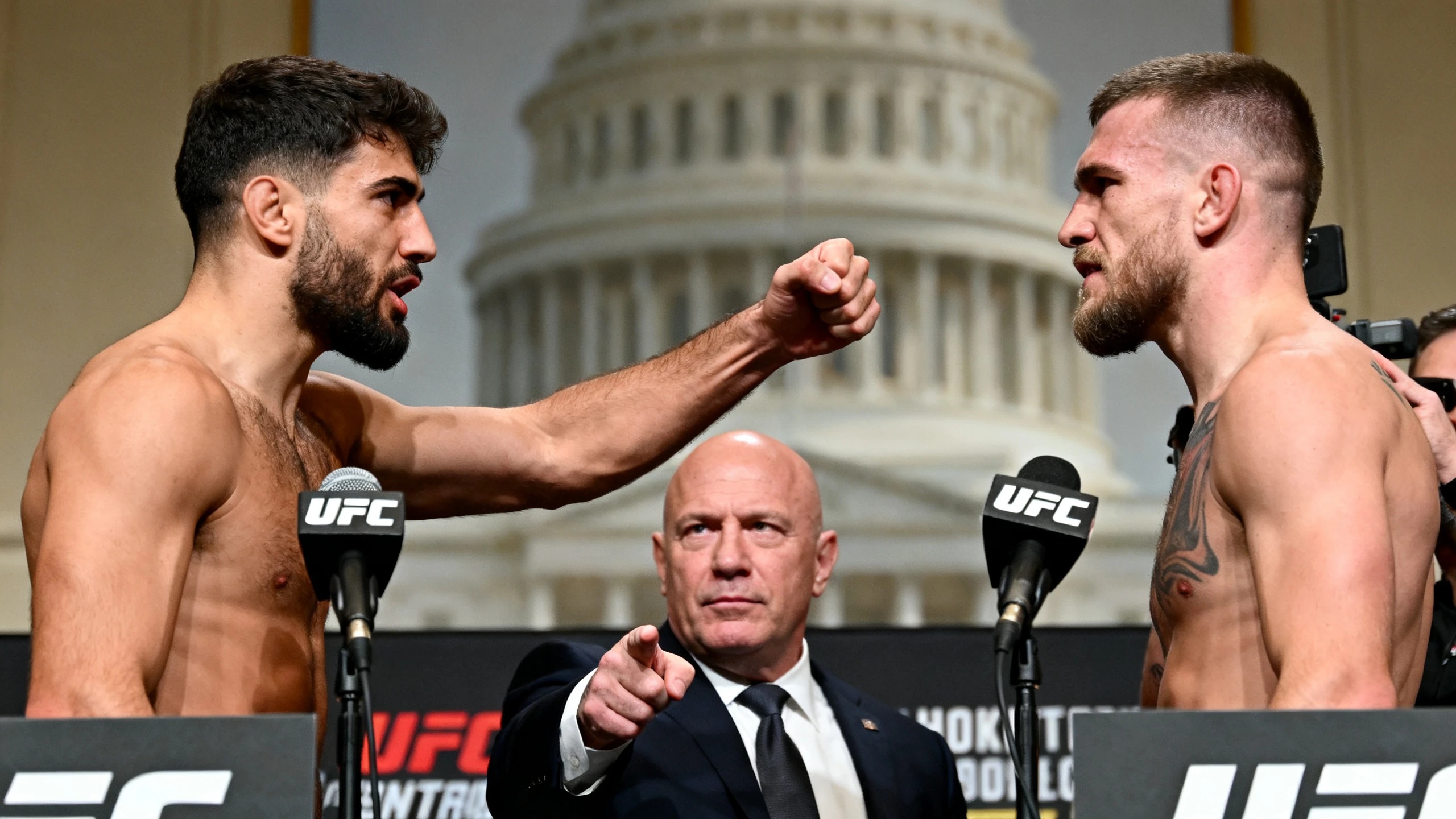Un incidente con Josh Hokit interrumpe el evento de UFC en la Casa Blanca Español.News