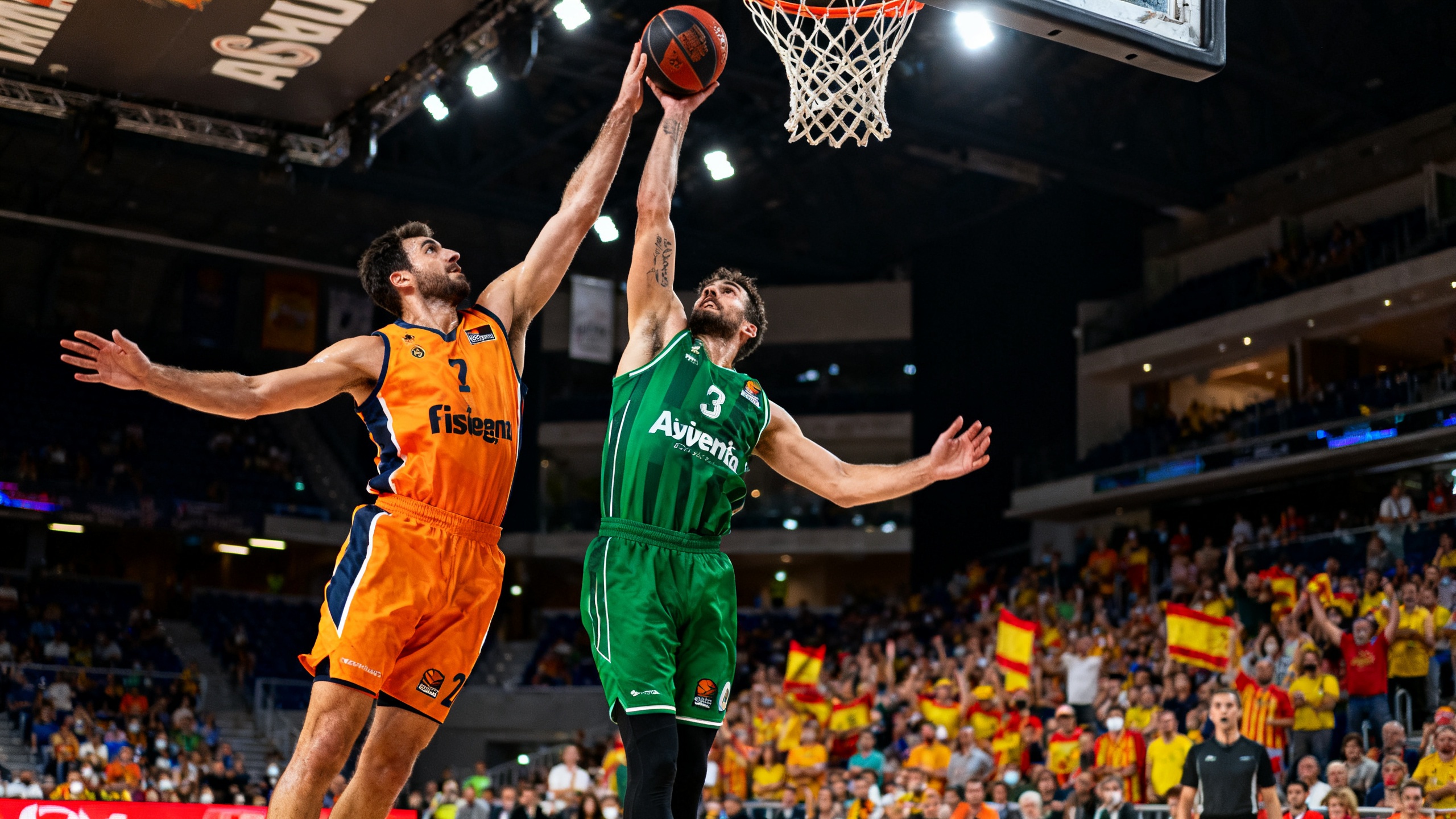 El segundo partido de la serie en Valencia terminó en prórroga y con bajas en las plantillas Español.News