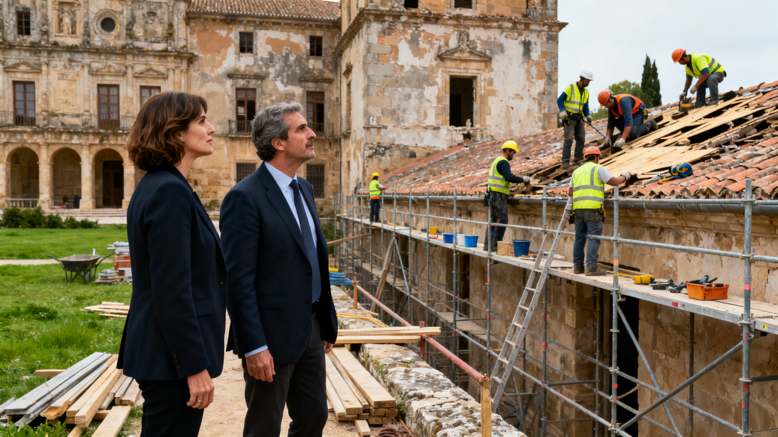 Las autoridades aprueban las obras de salvamento de una mansión histórica en Aldea del Fresno Español.News