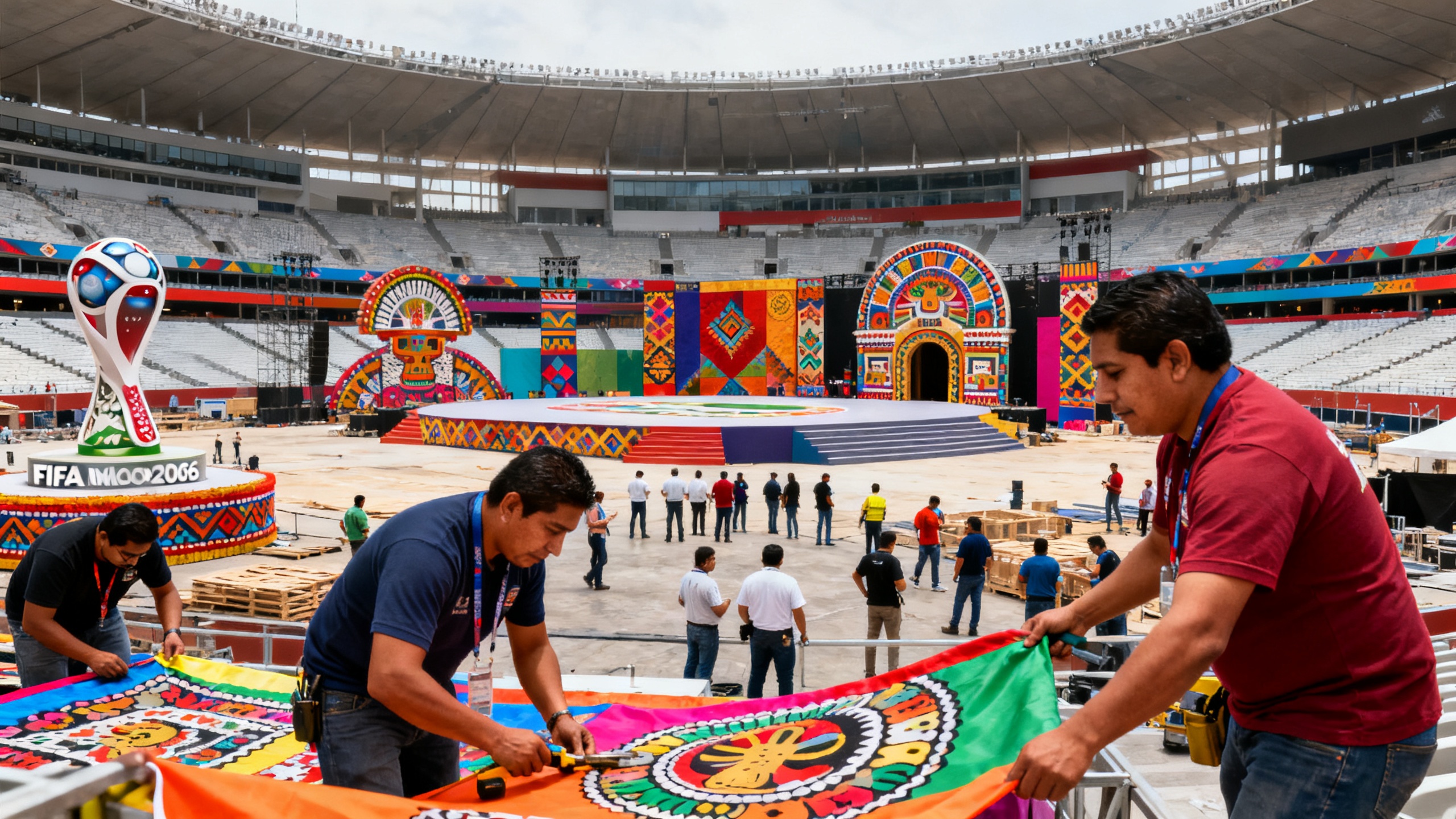 En Ciudad de México, Toronto y Los Ángeles preparan ceremonias únicas para la apertura del torneo Español.News
