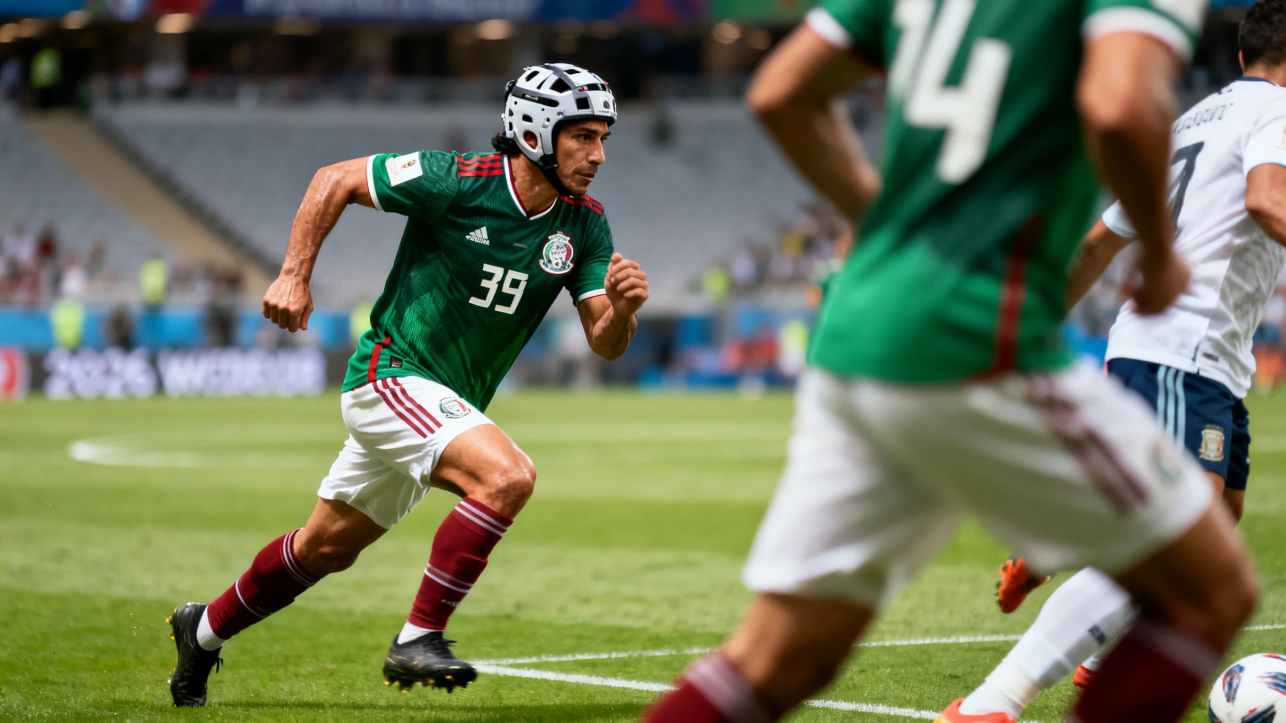 El delantero de la selección de México disputará su primer partido tras una grave lesión en la cabeza Español.News