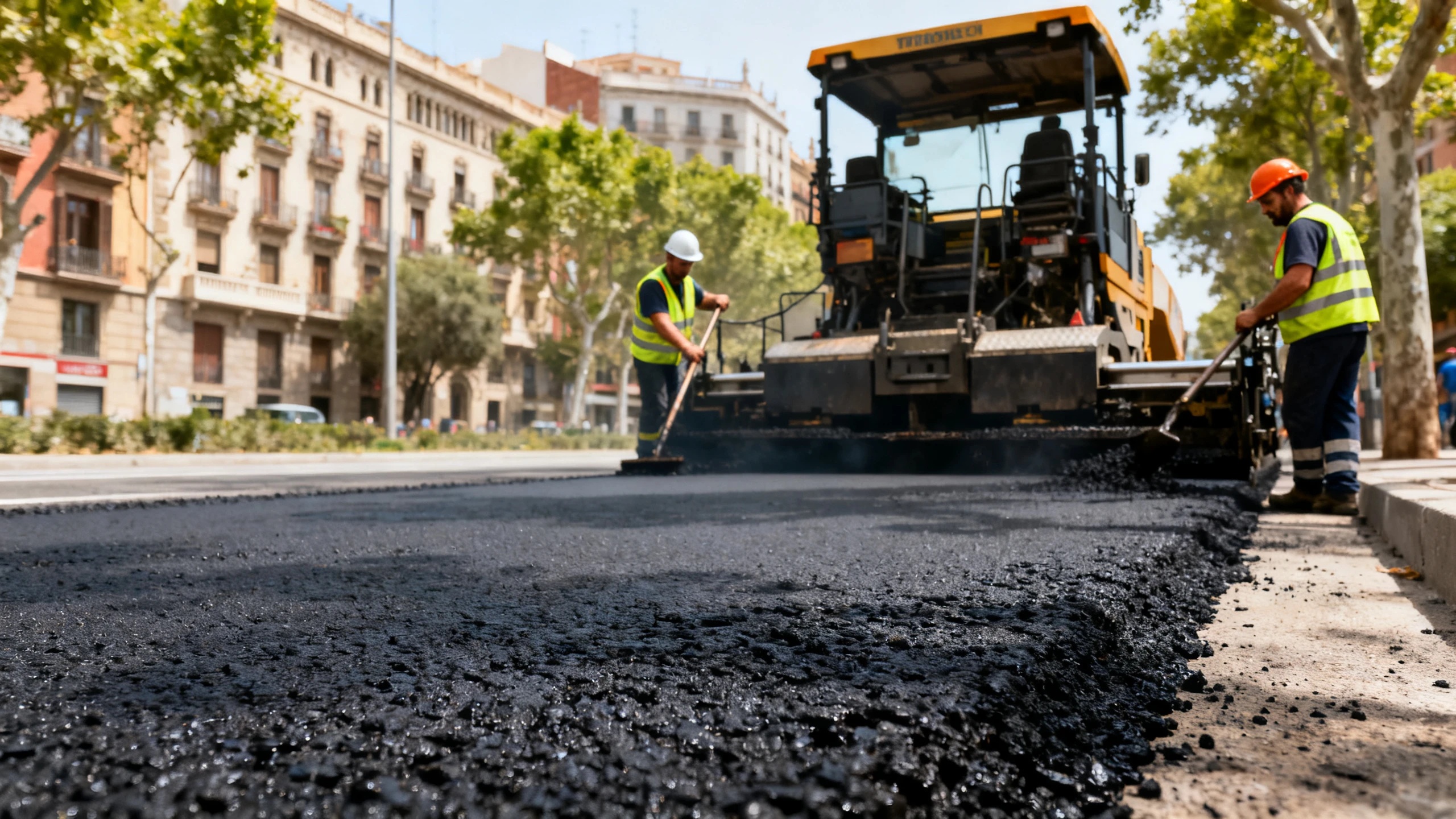 Barcelona prueba asfalto hecho de huesos de aceituna: experimento ecológico en las calles de la ciudad Español.News