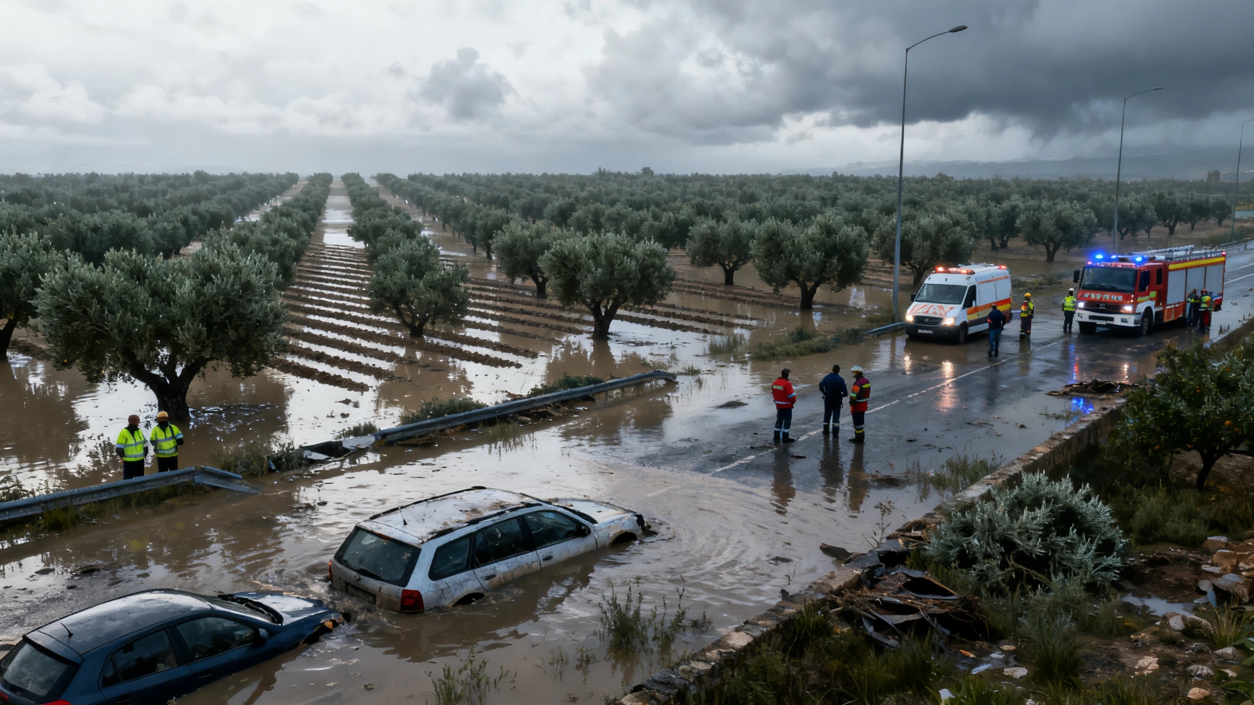 Jaén estima daños millonarios tras la tormenta que anegó la ciudad y el campo Español.News