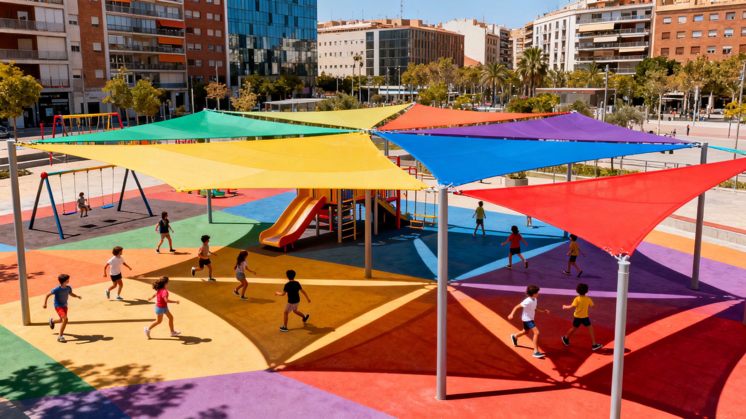 Barcelona amplía zonas de sombra en parques y colegios ante el aumento de calor Español.News