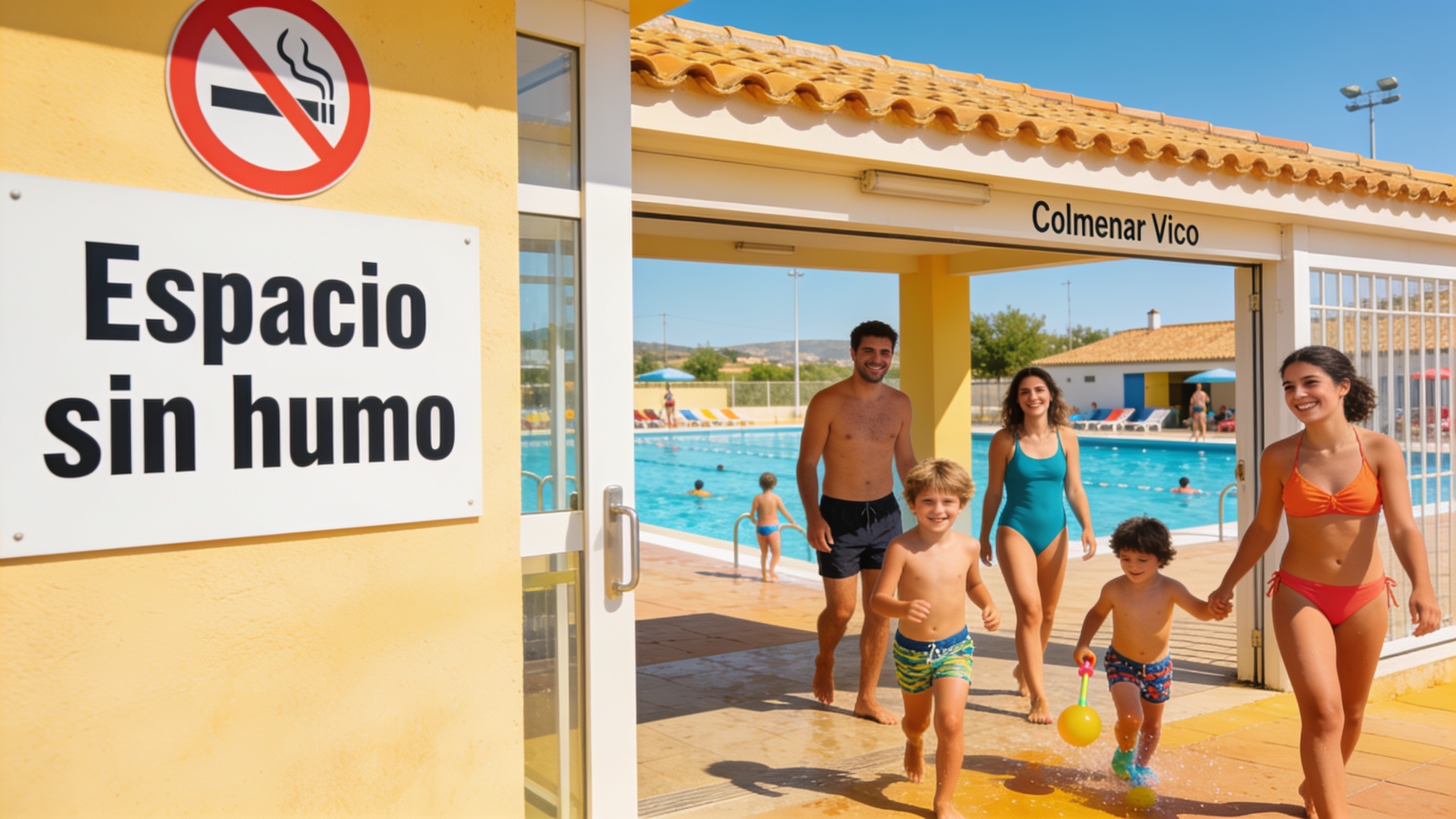 Colmenar Viejo declara su piscina municipal espacio libre de humo Español.News