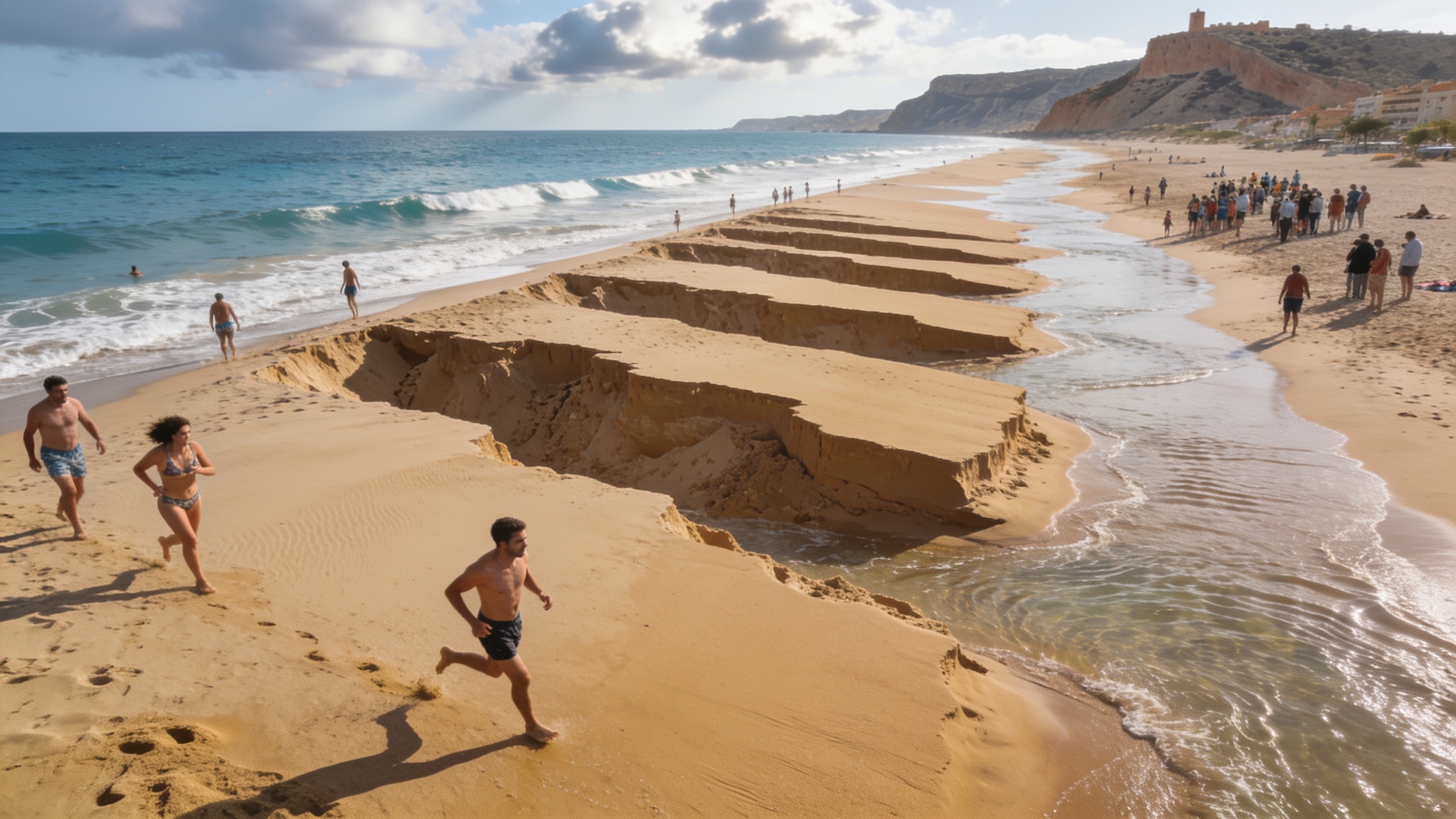 La arena de las playas de Sagunto desaparece tras la primera marejada Español.News