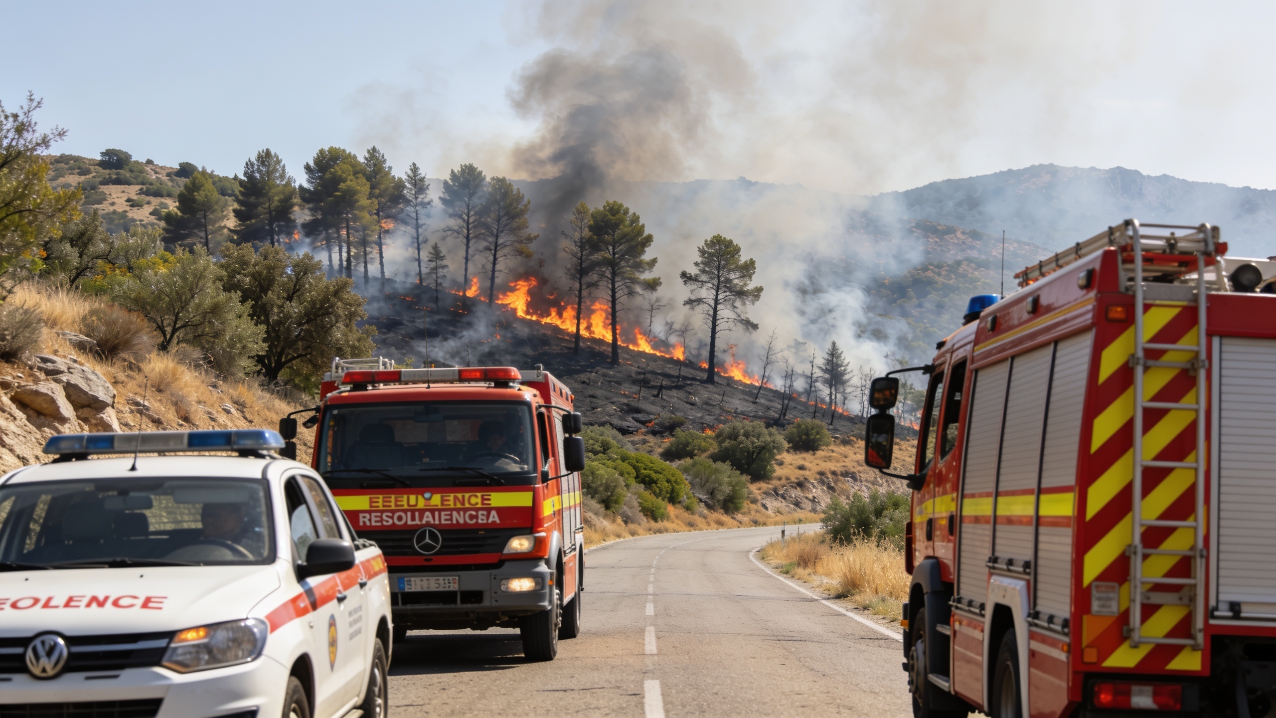 Incendio en Tiana obliga a confinar una urbanización y un albergue Español.News