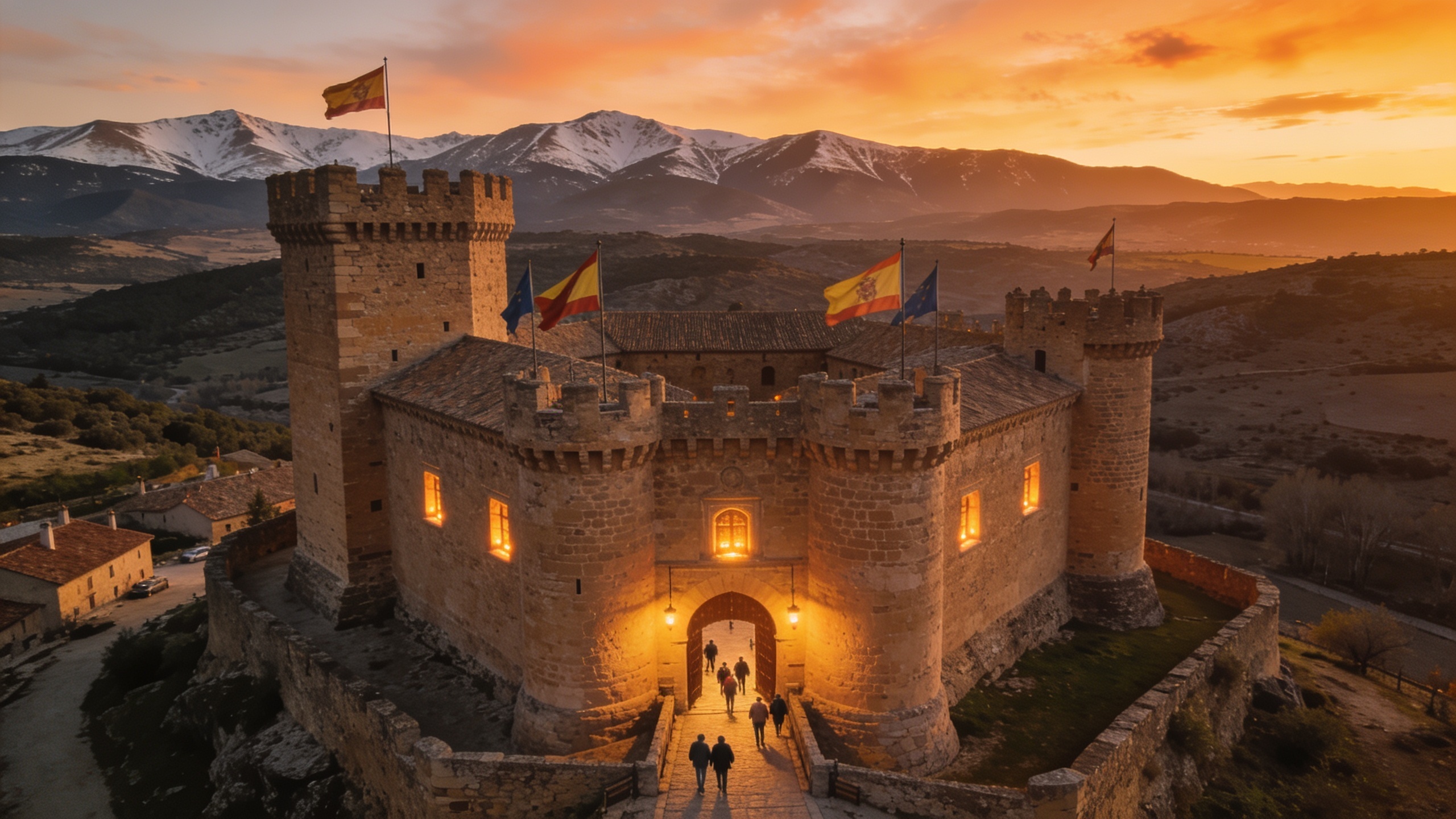 Santiago Segura y José Mota abren el Castillo de Pedraza a la cultura Español.News