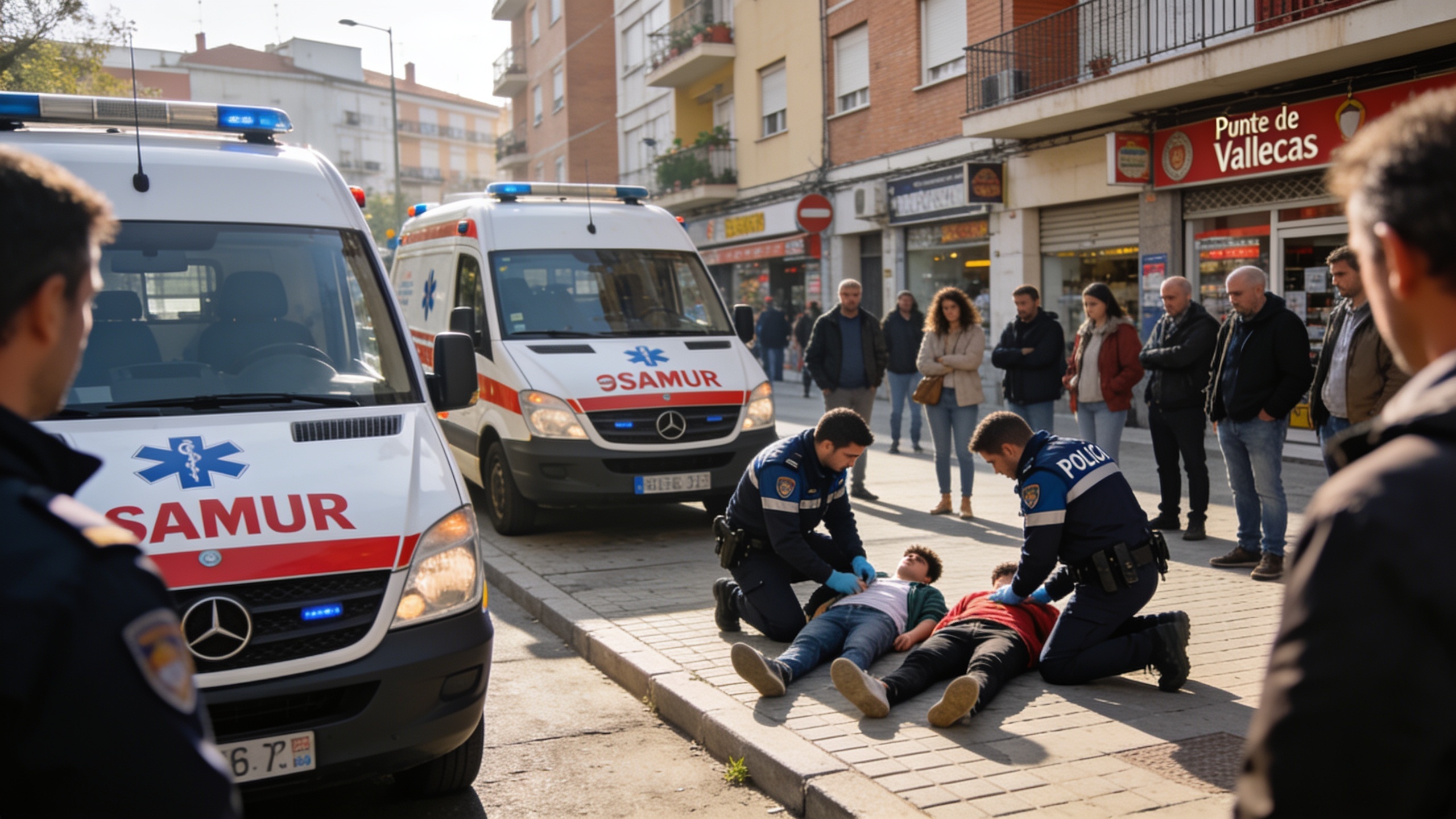 Dos jóvenes graves tras intoxicación por drogas en Puente de Vallecas Español.News