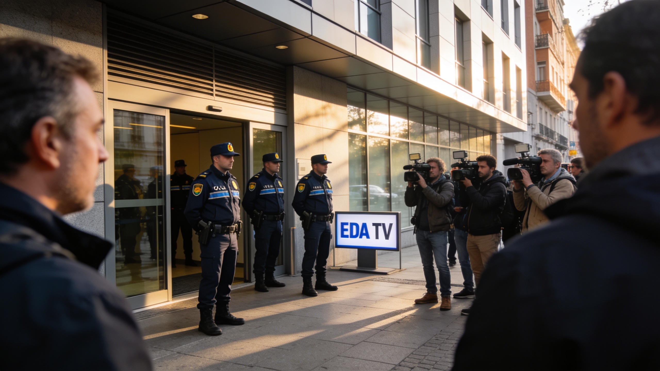 La policía acude a EDA TV en Madrid con orden de detención para Vito Quiles Español.News