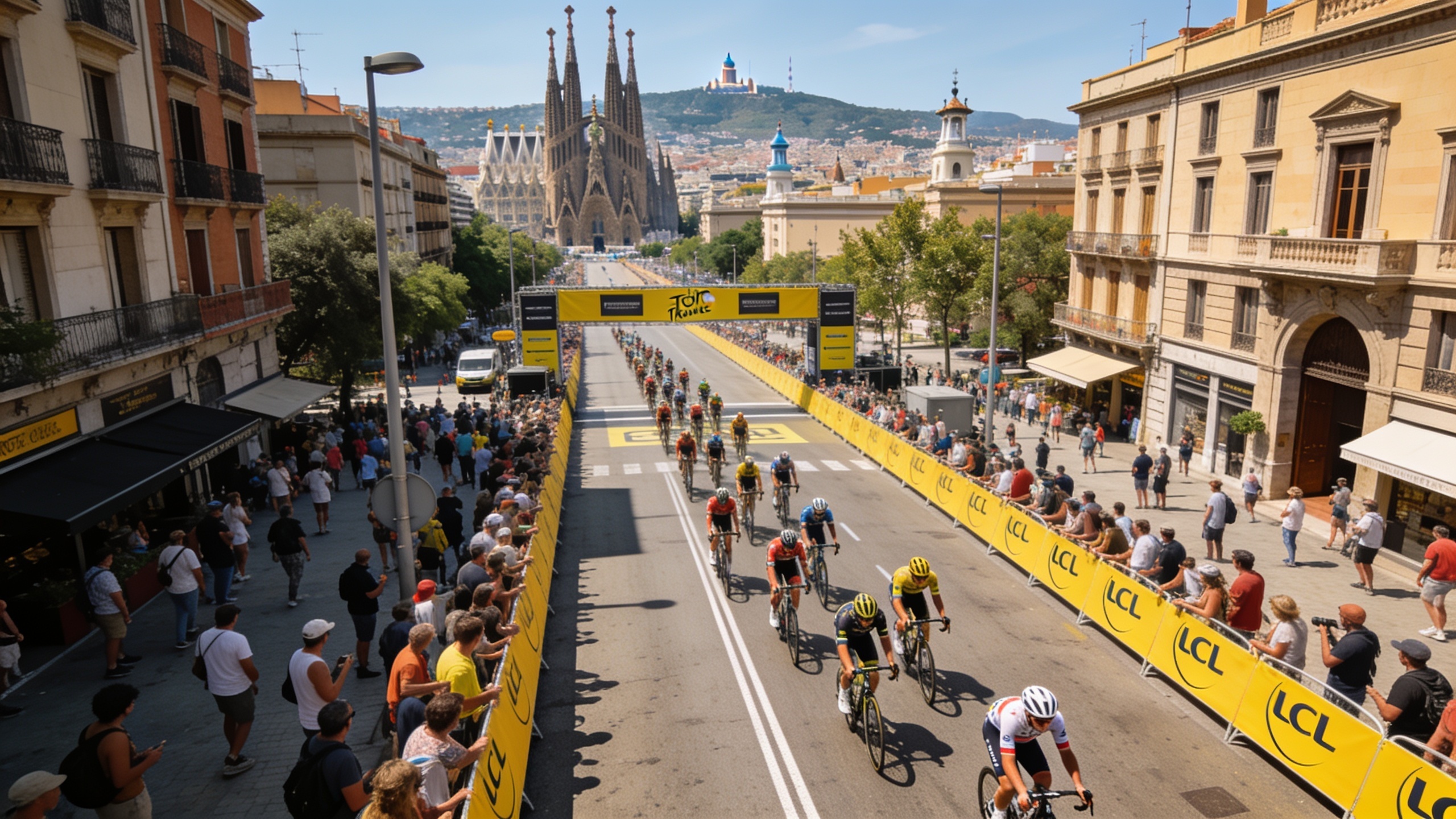 Barcelona se prepara para el Tour de Francia con cortes y refuerzos Español.News
