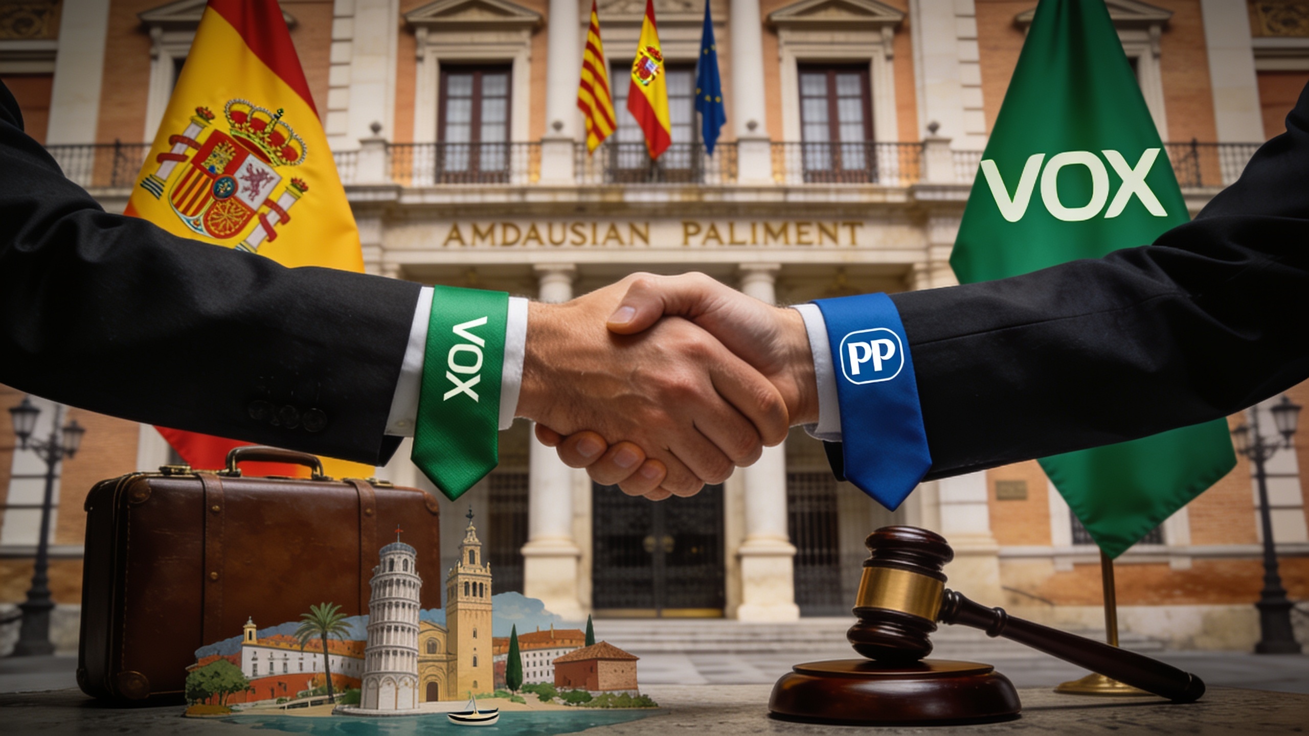 Vox asume Turismo y Justicia en Andalucía tras pacto con el PP Español.News