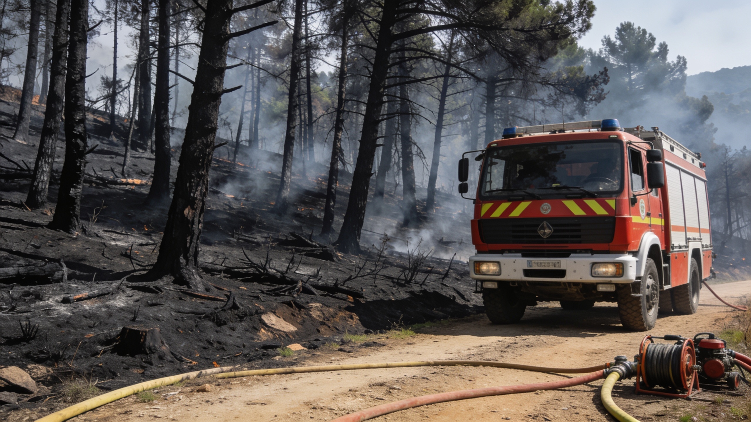 El calor y el viento complican el control del incendio en La Bisbal d’Empordà Español.News