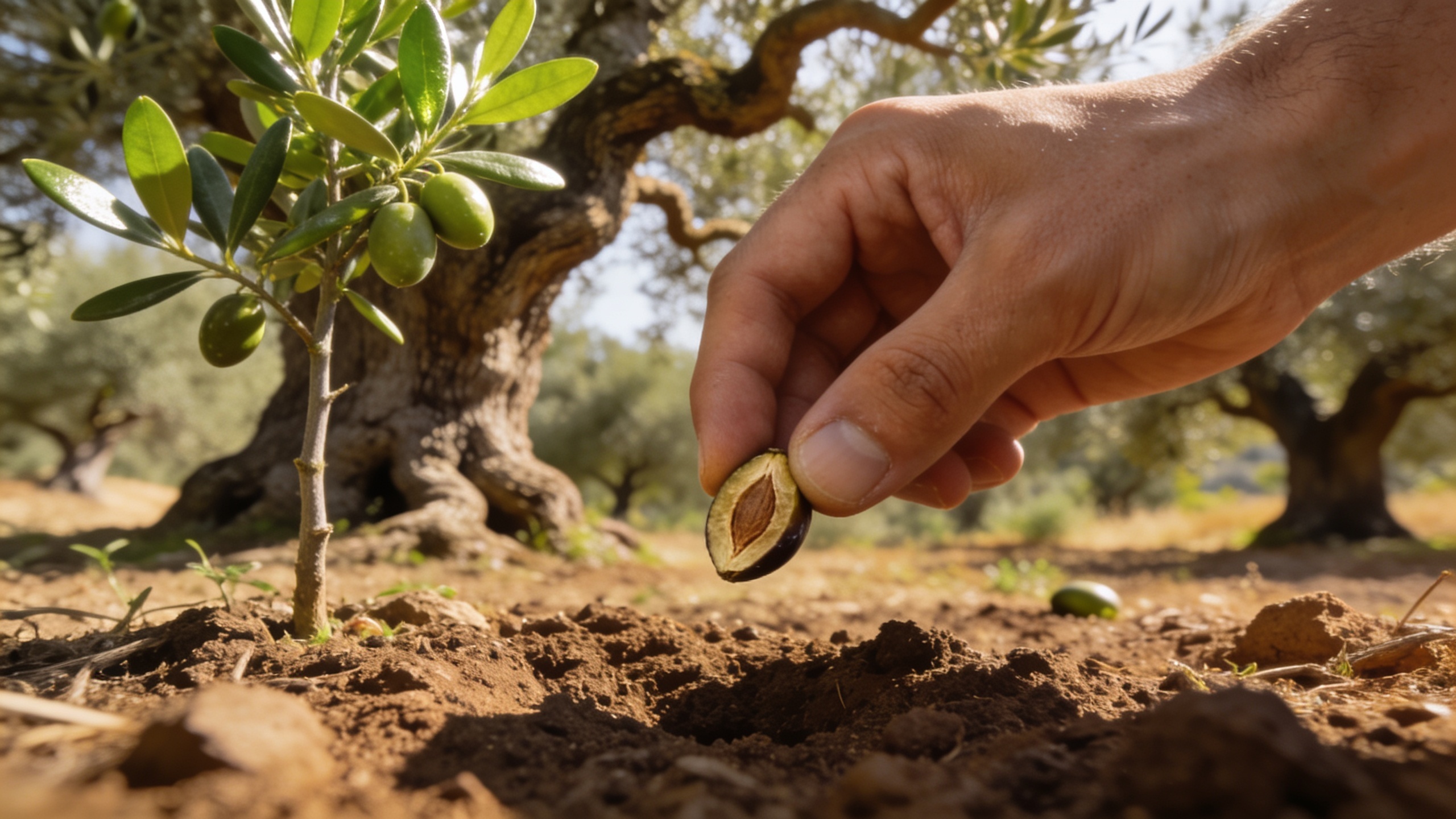 Por qué plantar un hueso de aceituna no da un olivo Español.News