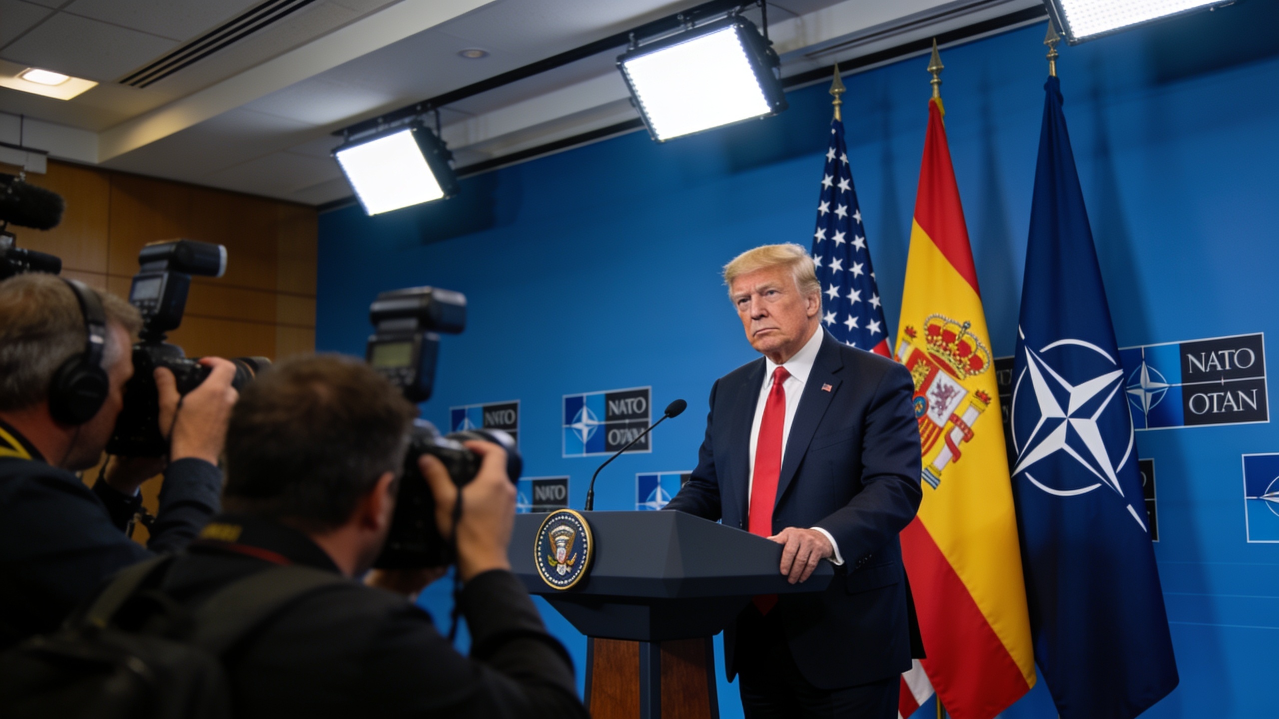 Trump amenaza con suspender el comercio con España tras críticas en la OTAN Español.News