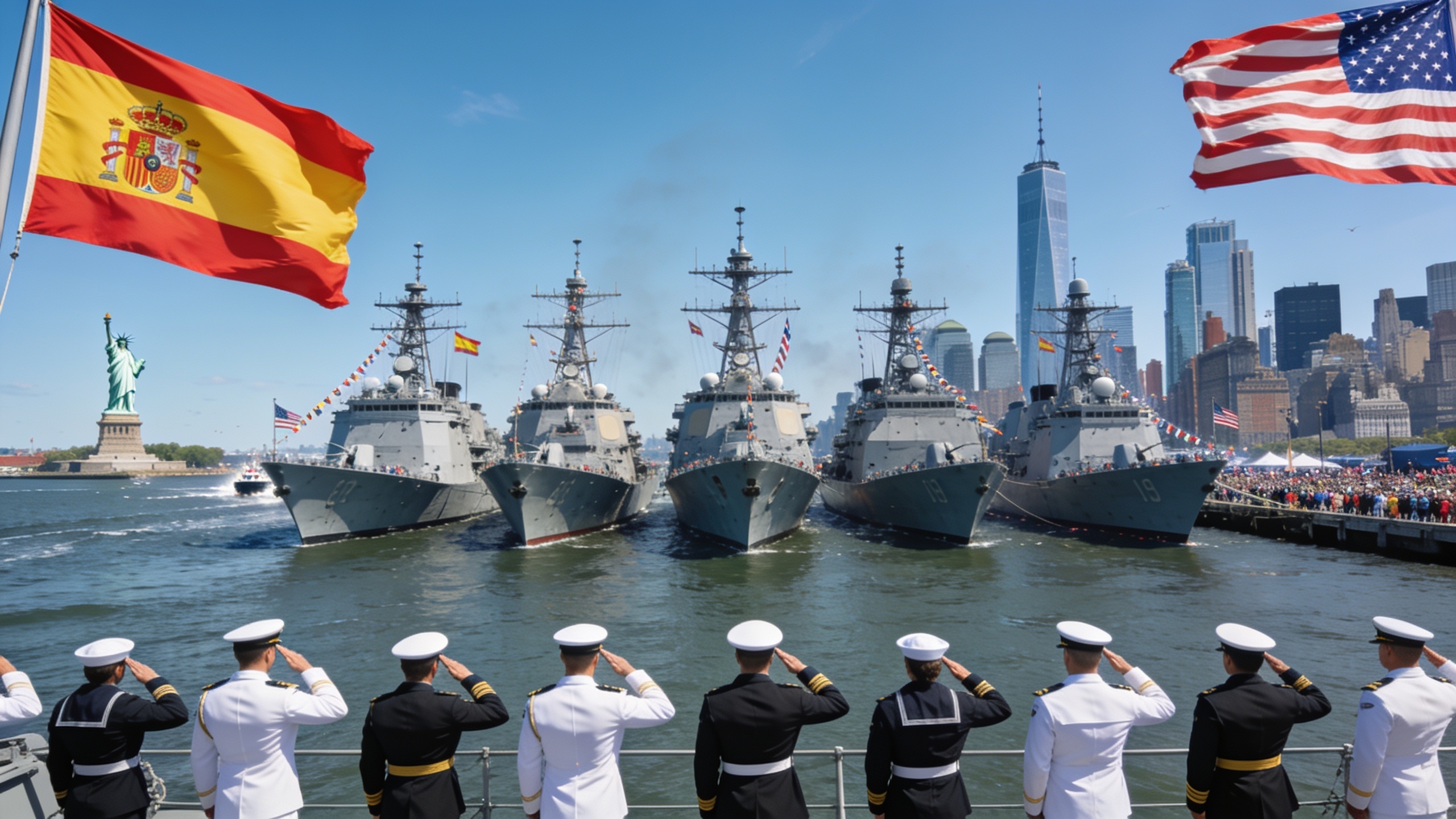 Flota española participa en desfile naval en EE UU en pleno pulso con Trump Español.News