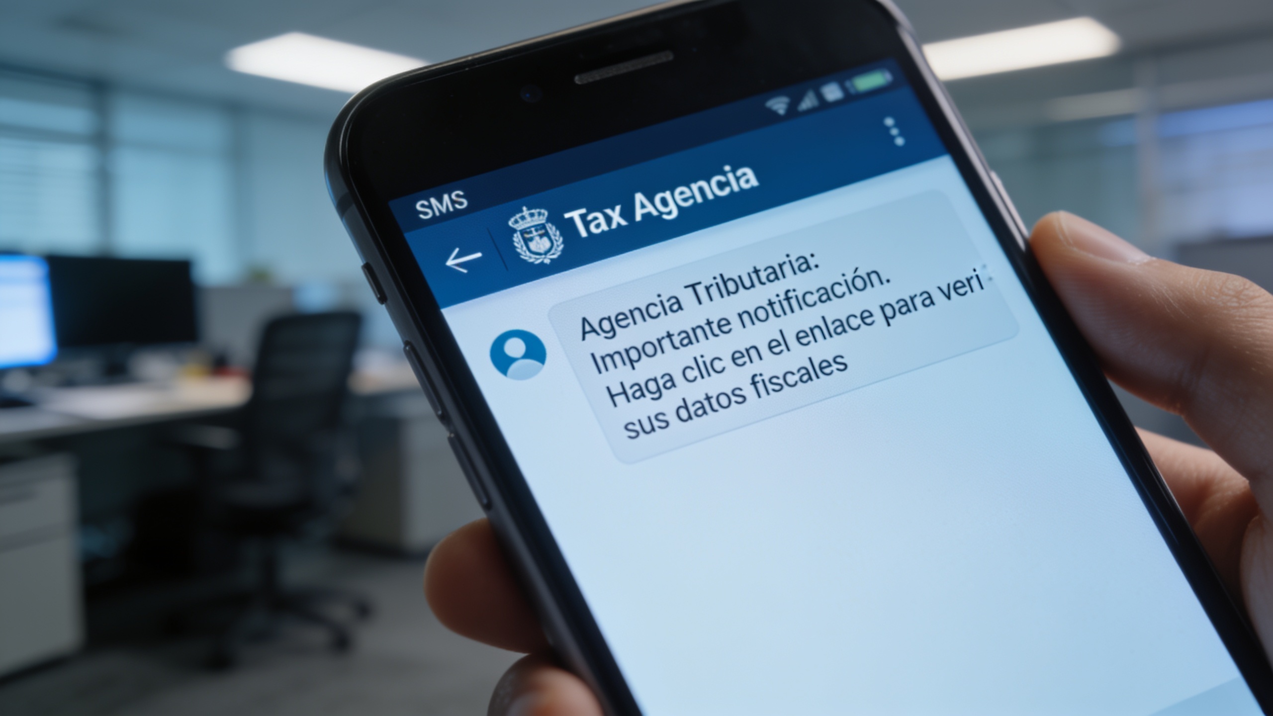Alerta por nueva oleada de SMS falsos que suplantan a la Agencia Tributaria Español.News
