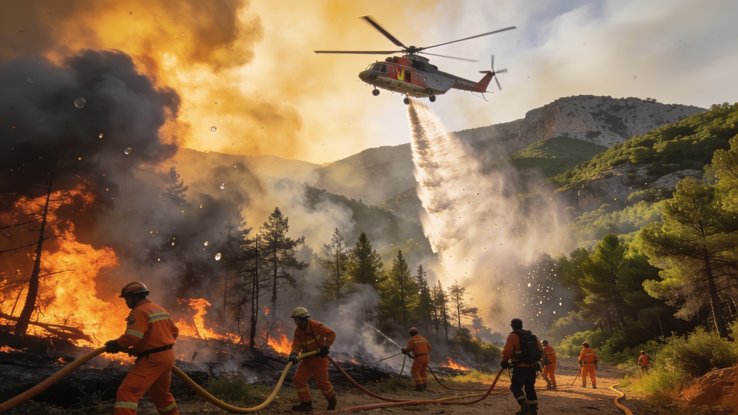 Nuevo incendio forestal en Aiguamúrcia moviliza 24 dotaciones de bomberos Español.News
