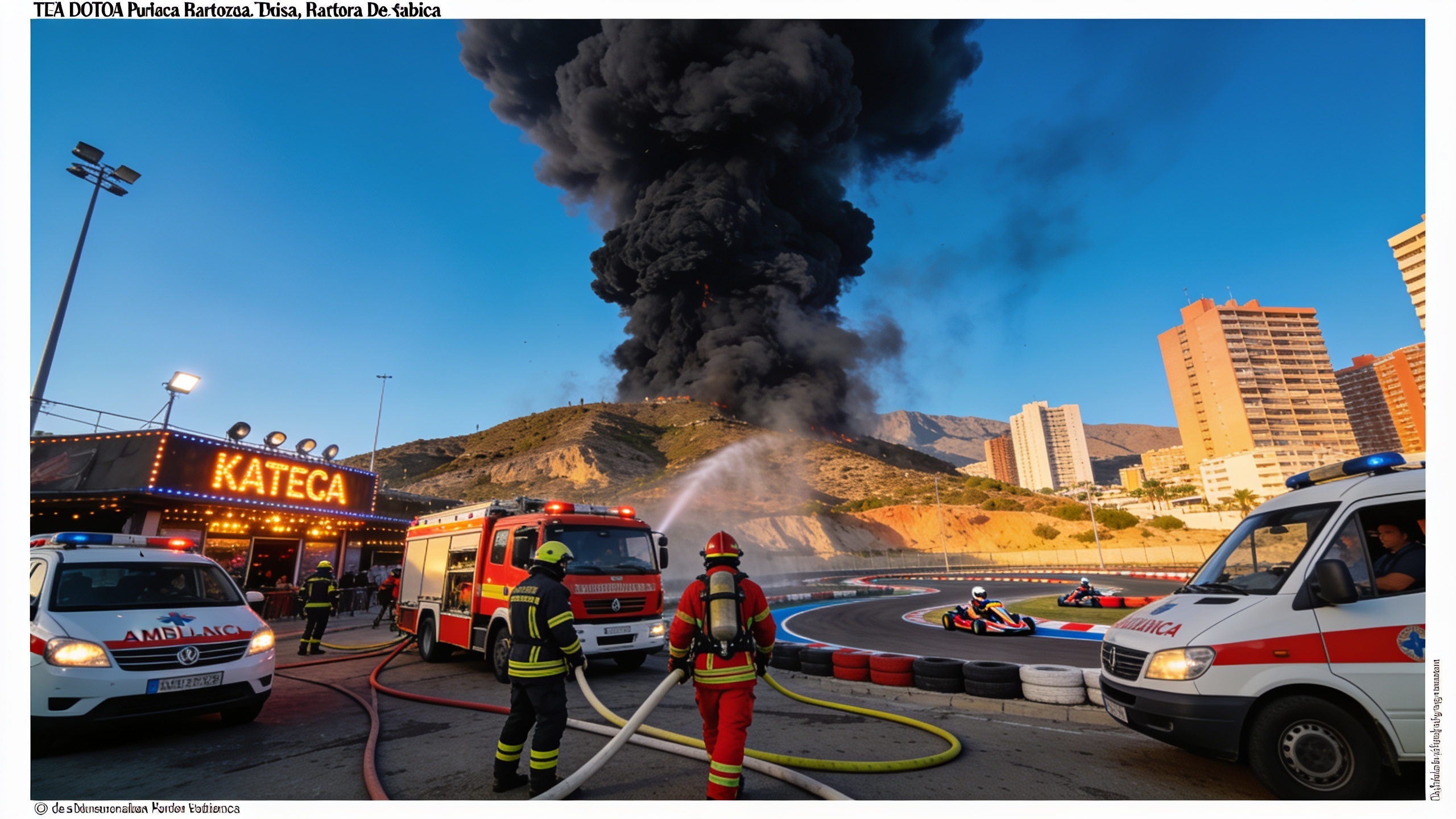 Un incendio en Armanello obliga a un gran despliegue en Benidorm Español.News